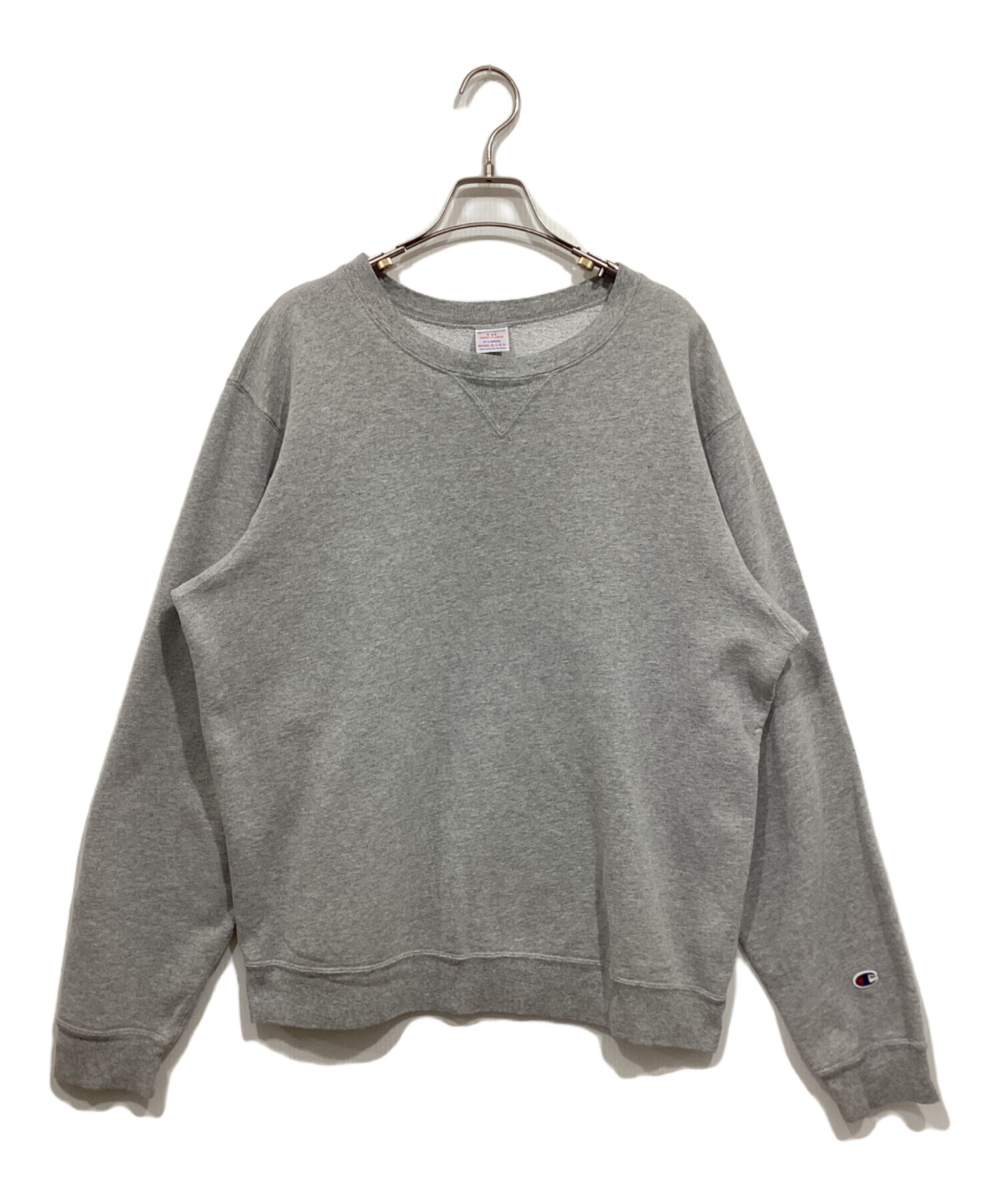 中古・古着通販】Champion (チャンピオン) 前Vガゼットクルーネック