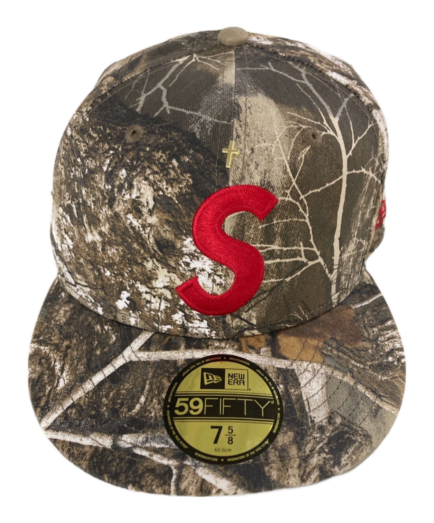 Supreme×NEW ERA【24SS】Gold Cross S Logo