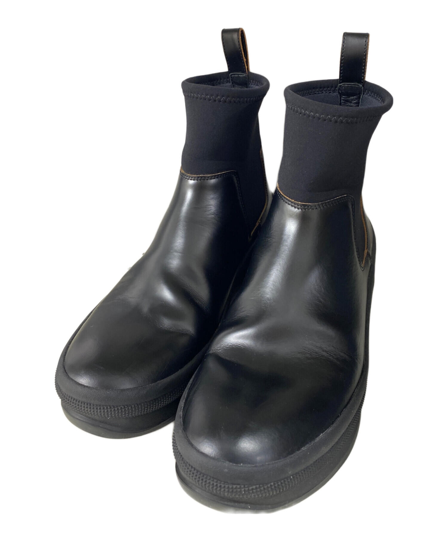 Jil Sander 23SS チェルシー アンクルブーツ　37 JIL SANDER(ジルサンダー) チェルシーブーツ ブラック サイズ 40