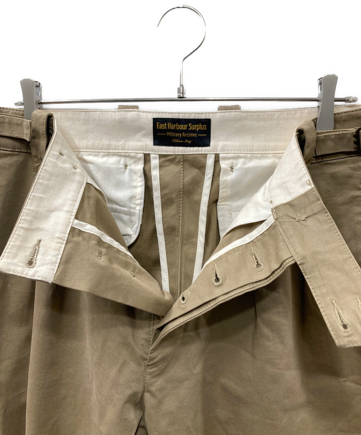 19SO チノパン ベージュ 中古・古着通販】WAREHOUSE (ウエアハウス) DUCK DIGGER (ダック