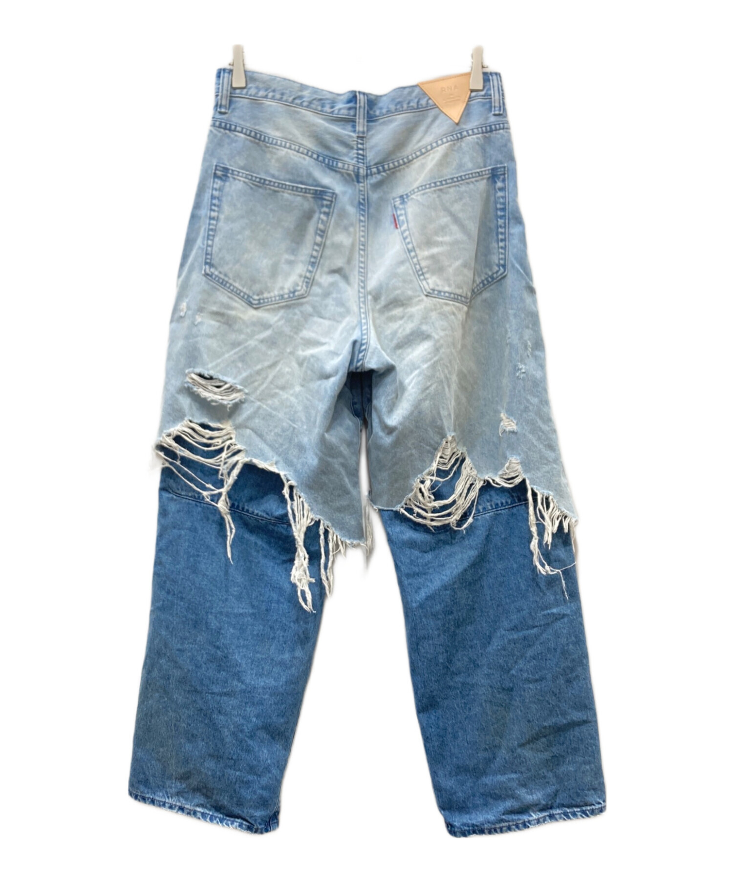 RNA パンツ デニム レイヤードダメージルーズパンツ RNA パンツ デニム レイヤードダメージルーズパンツ