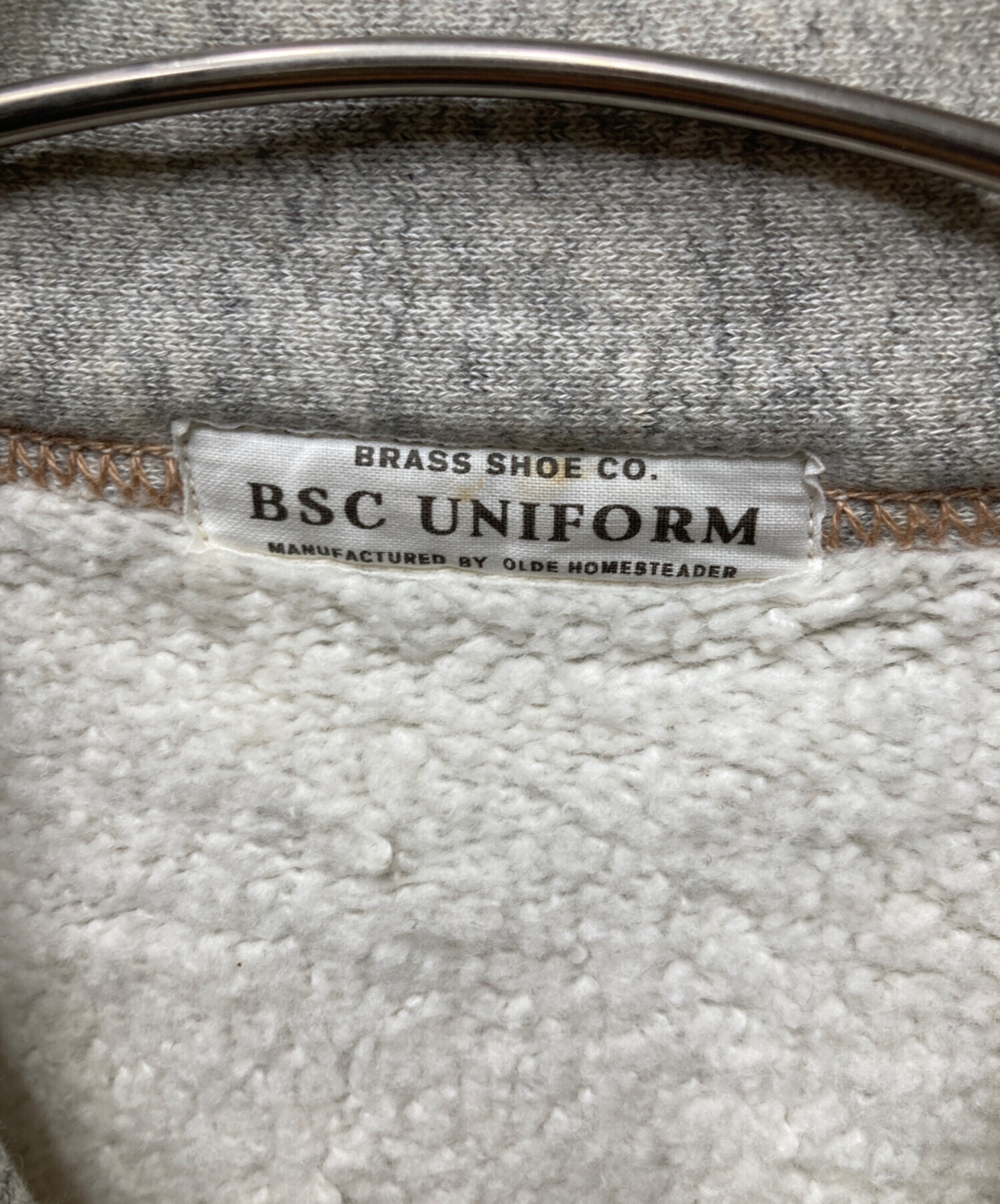 BSC Uniform スウェットカーディガン OLDE STEADER BSC Uniform 