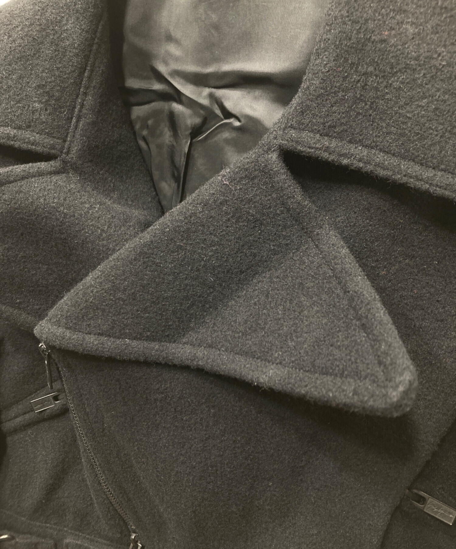 YOHJI YAMAMOTO ヨウジヤマモト ライダース レディース 【古着】【中古】 中古・古着通販】YOHJI YAMAMOTO FEMME (ヨウジヤマモトファム) ウール