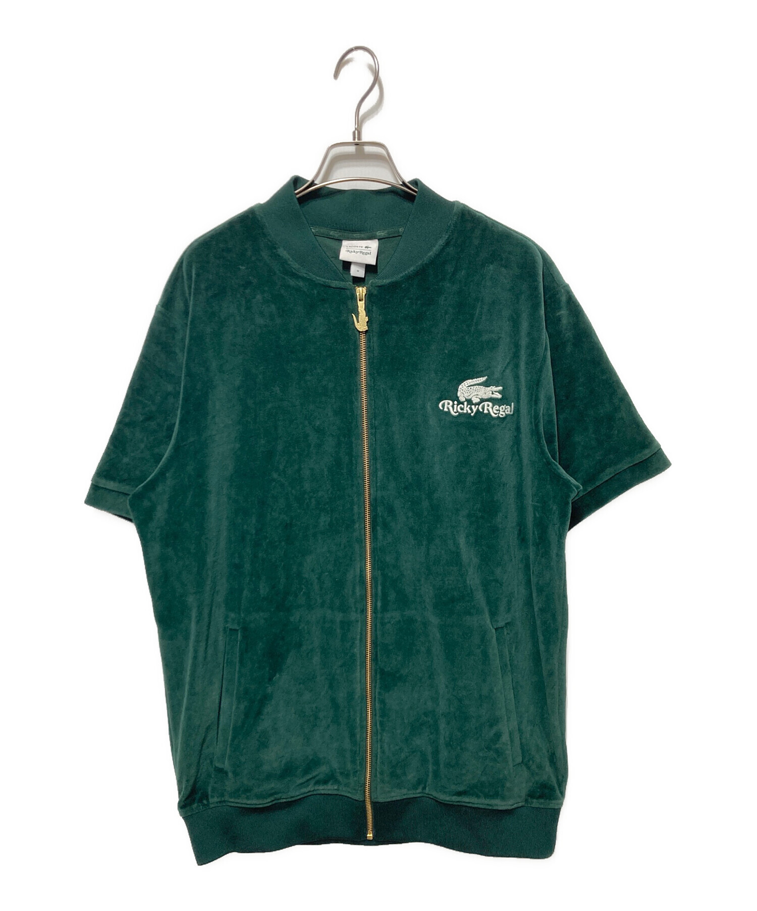 Ricky Regal × Lacoste ダークグリーン ジャージ M 希少 激レア ラコステ リッキーリーガル ナイロンジャケット 【公式通販】