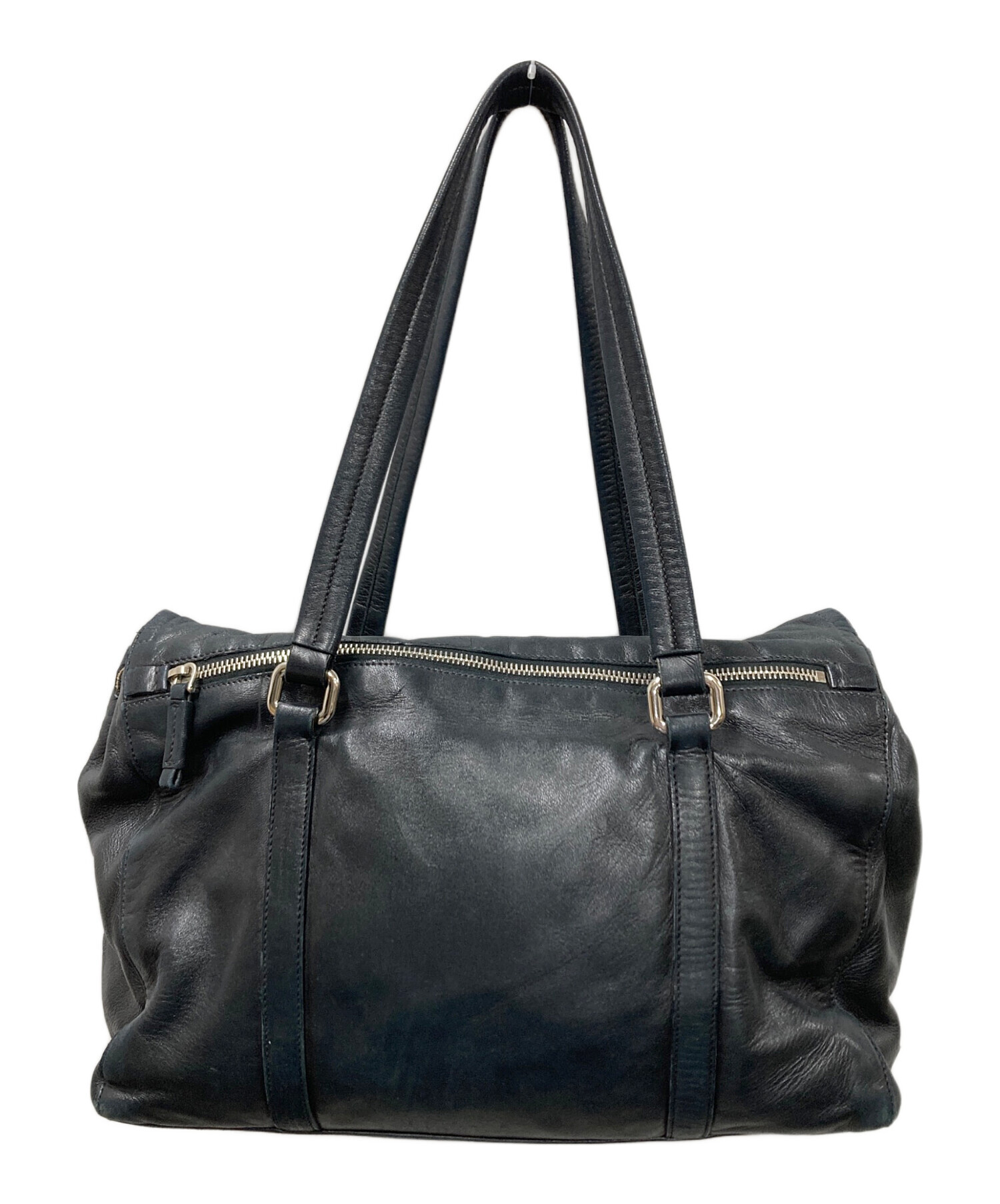 中古・古着通販】PRADA (プラダ) ナッパレザー トートバッグ ブラック