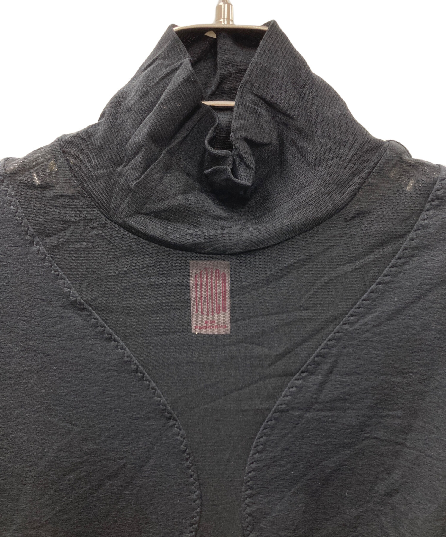 中古・古着通販】FETICO (フェティコ) NYLON JERSEY TURTLENECK 中古・古着通販】FETICO (フェティコ) NYLON JERSEY TURTLENECK