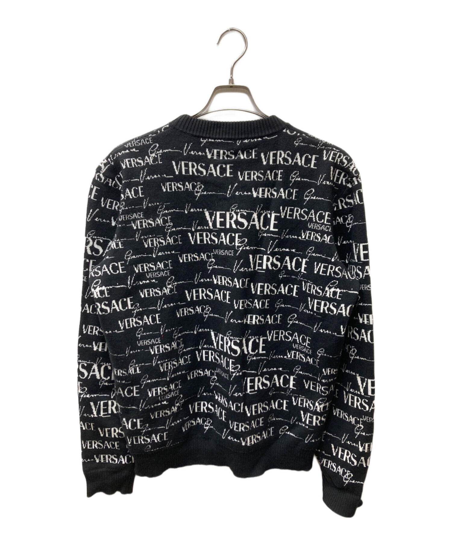 中古・古着通販】VERSACE (ヴェルサーチェ) ジャガードロゴニット