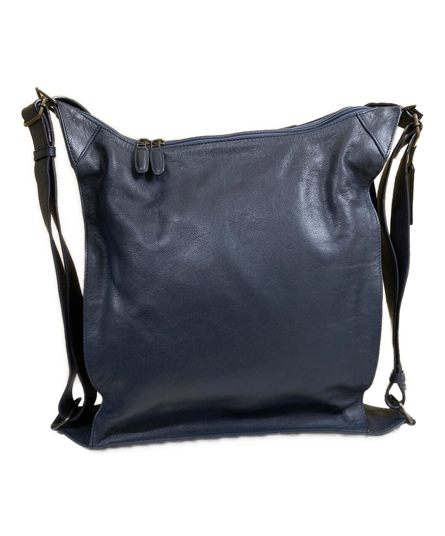 中古・古着通販】MOTHERHOUSE (マザーハウス) レザー スクエア 2WAY 