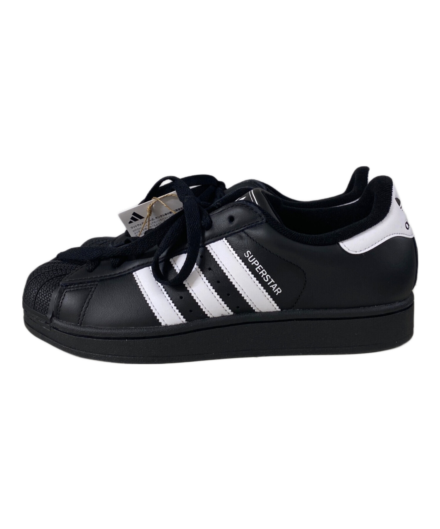 中古・古着通販】adidas (アディダス) SUPERSTAR II ブラック サイズ 