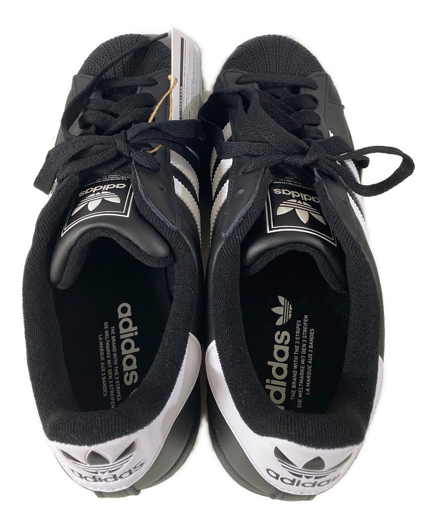 中古・古着通販】adidas (アディダス) SUPERSTAR II ブラック サイズ 