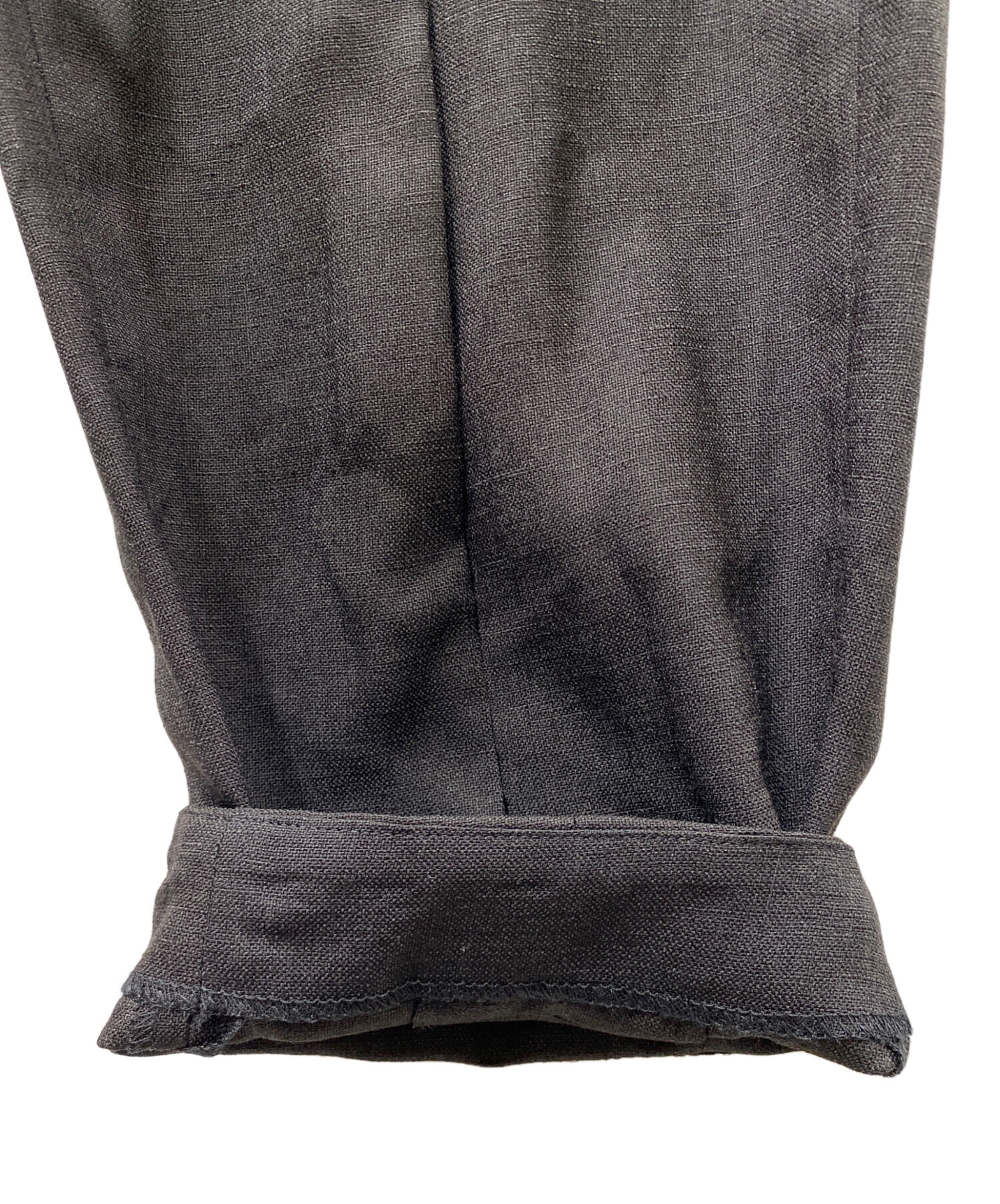 中古・古着通販】ENFOLD (エンフォルド) DRAPE TAPERED-TROUSERS