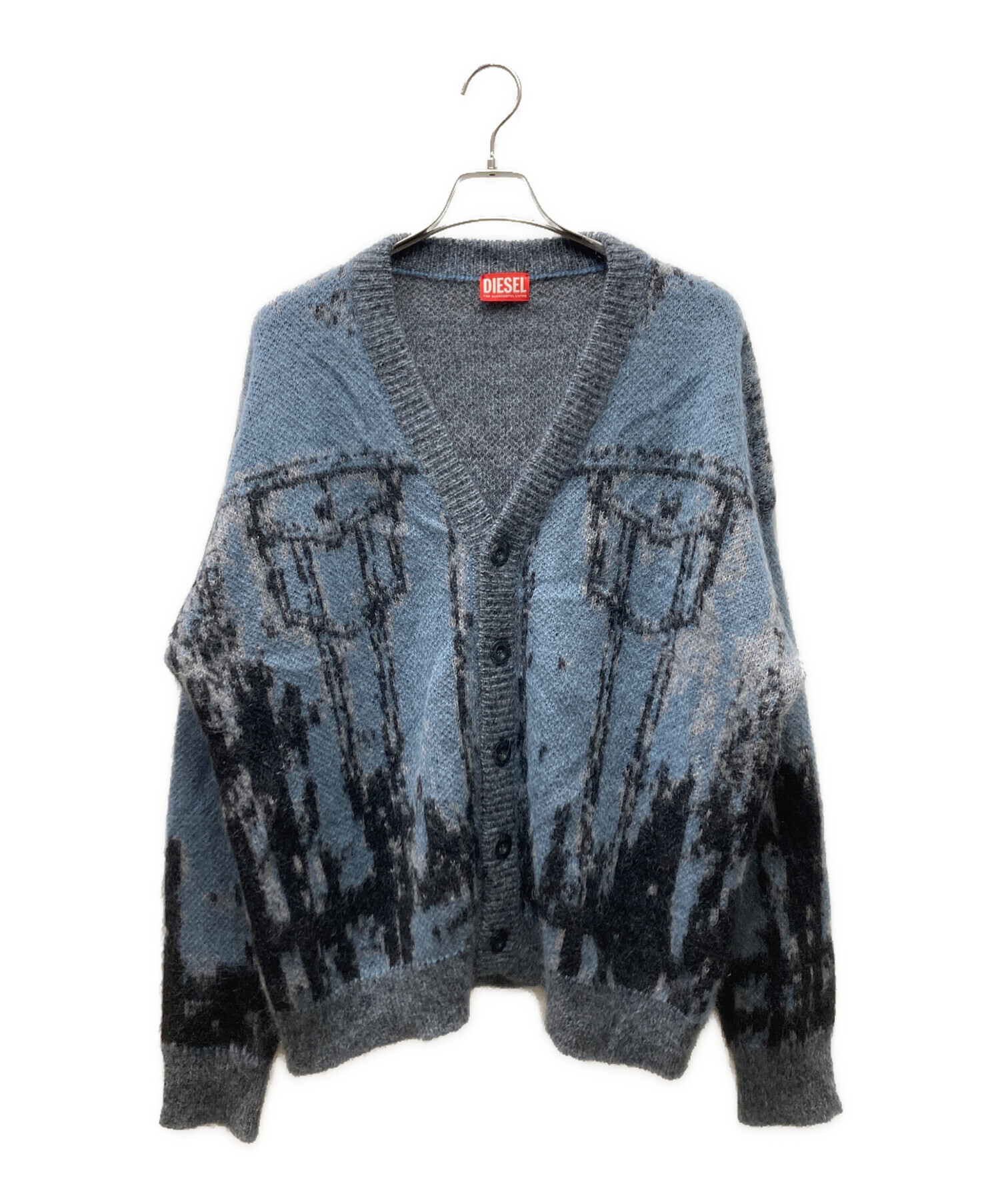 ジ*ギ様 DIESEL ニットカーディガン 中古・古着通販】DIESEL (ディーゼル) M-RODI モヘアニット