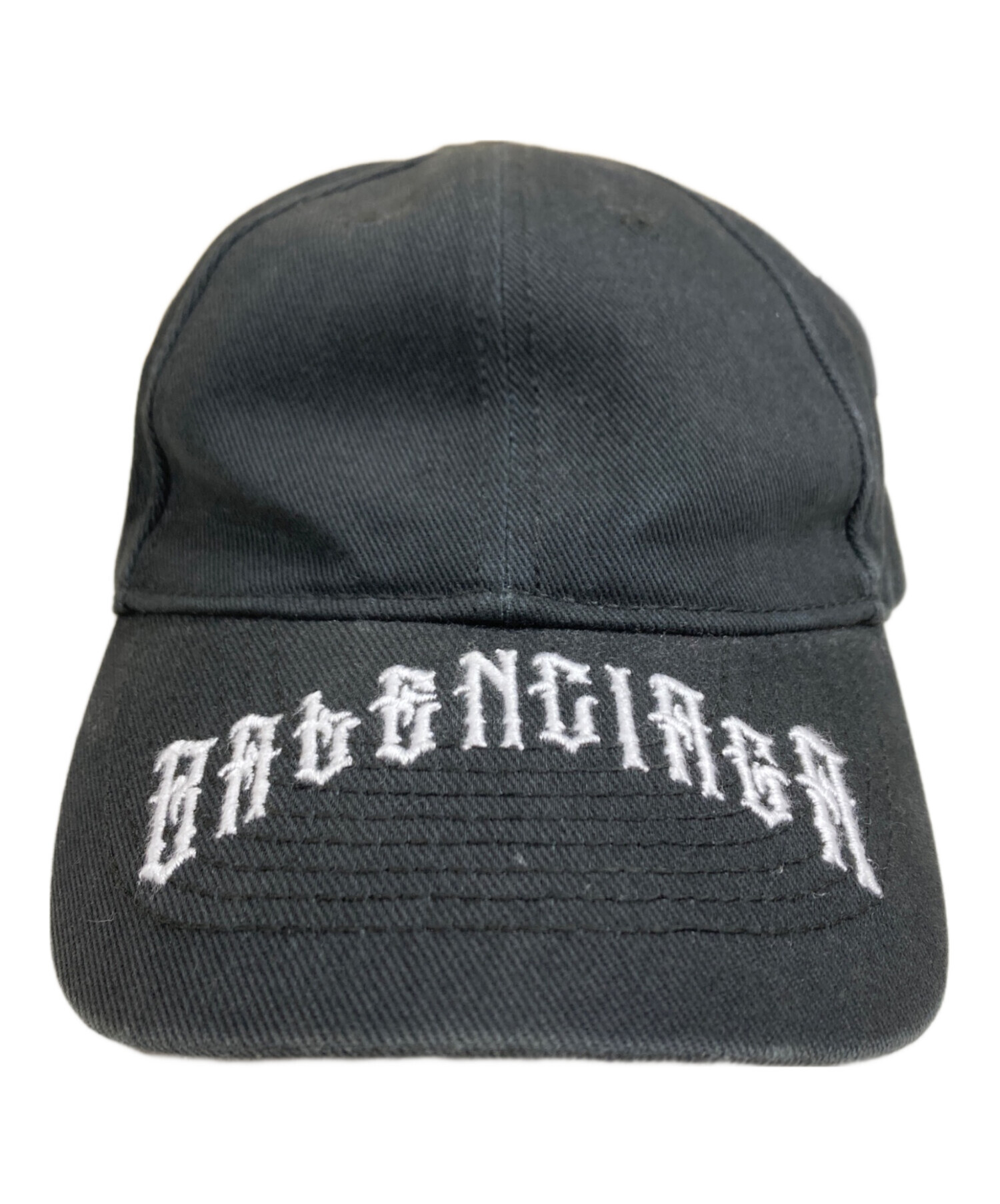 中古・古着通販】BALENCIAGA (バレンシアガ) Tattoo Logo Cap ブラック