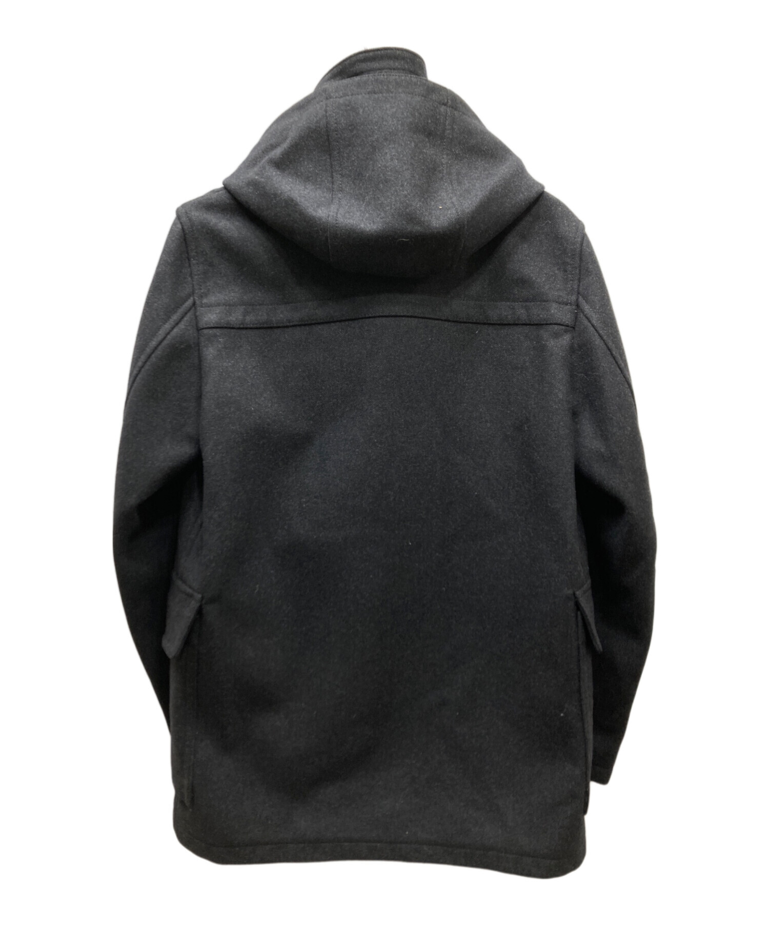 GUCCI ブラック ダッフルコート フード付き 中古・古着通販】GUCCI (グッチ) ダッフルコート ブラック サイズ:SIZE