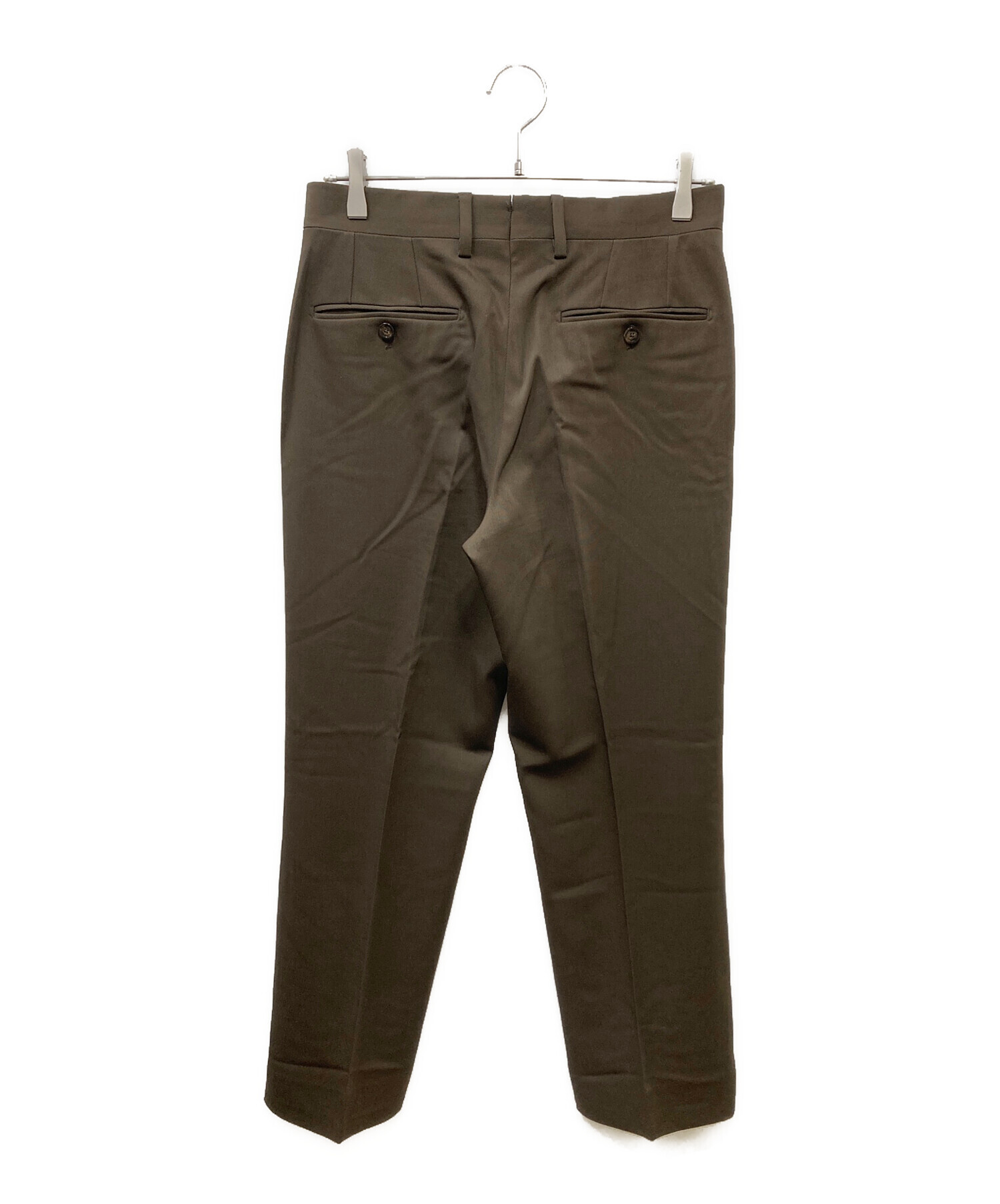 中古・古着通販】LARDINI (ラルディーニ) ウールスラックス ブラウン