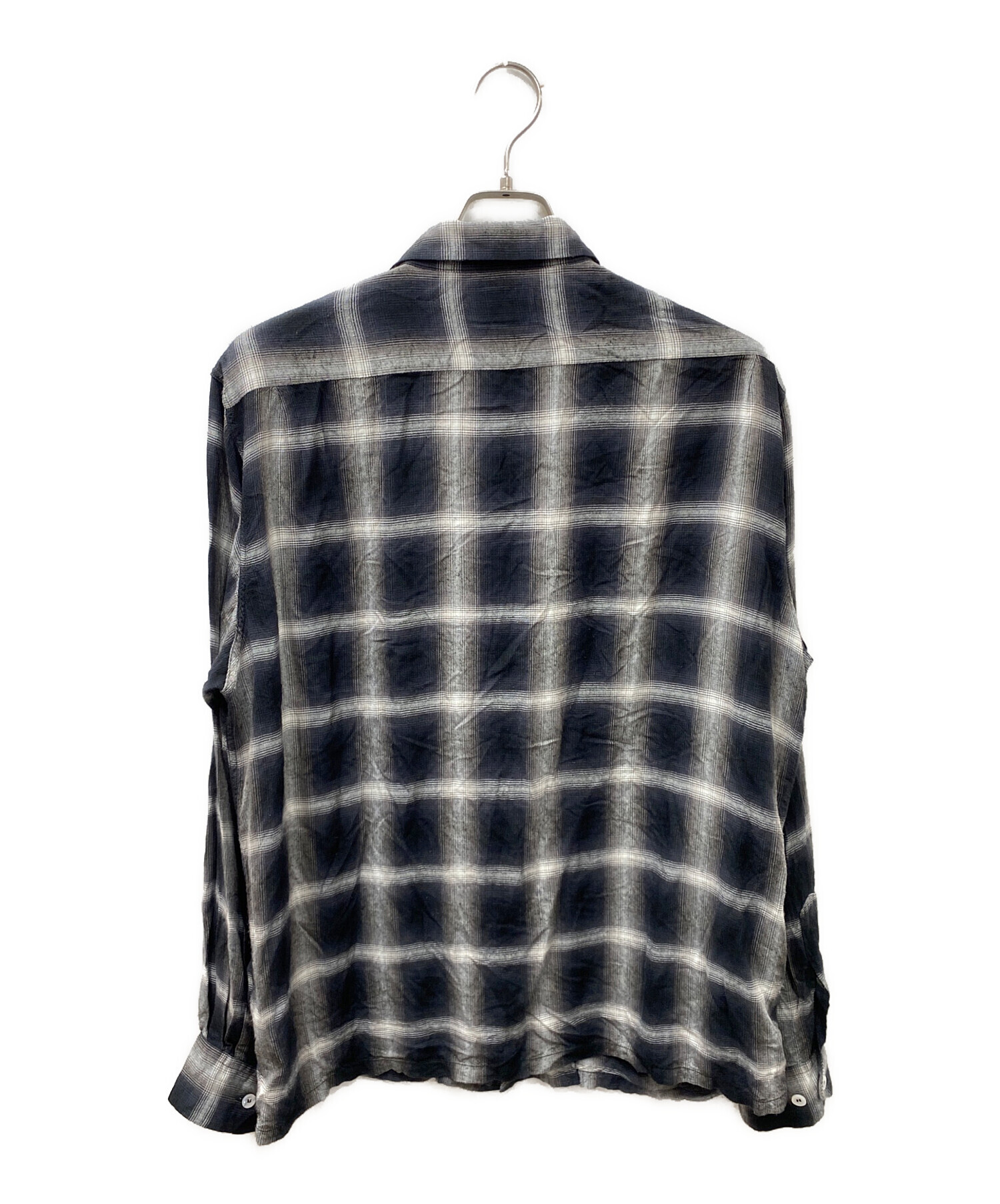 中古・古着通販】SUGAR CANE (シュガーケーン) RAYON OMBRE CHECK OPEN