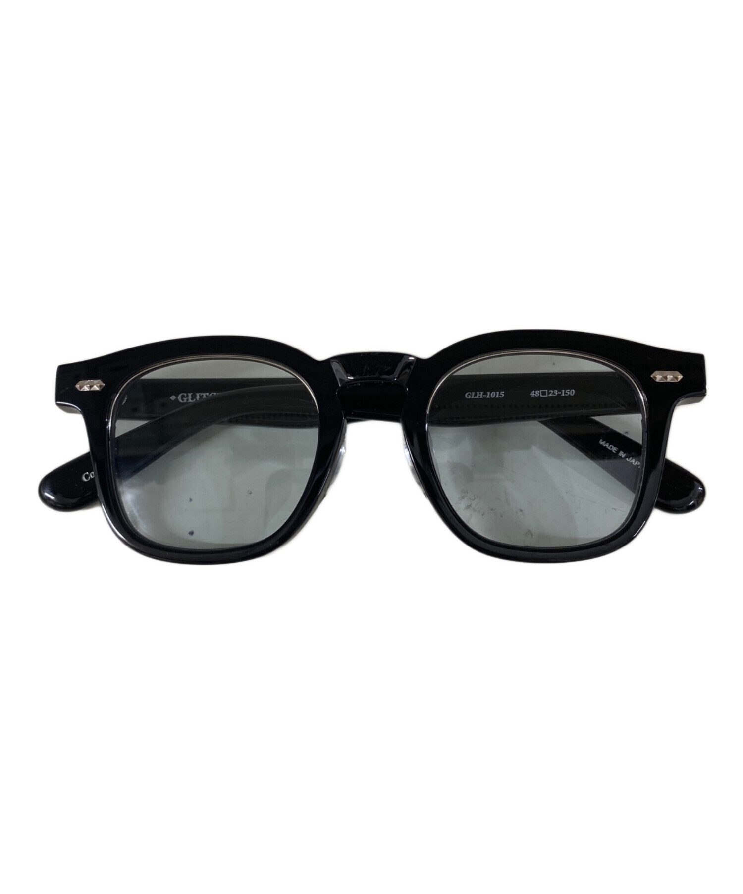 中古・古着通販】GLITCH (グリッチ) サングラス ブラック×ブルー