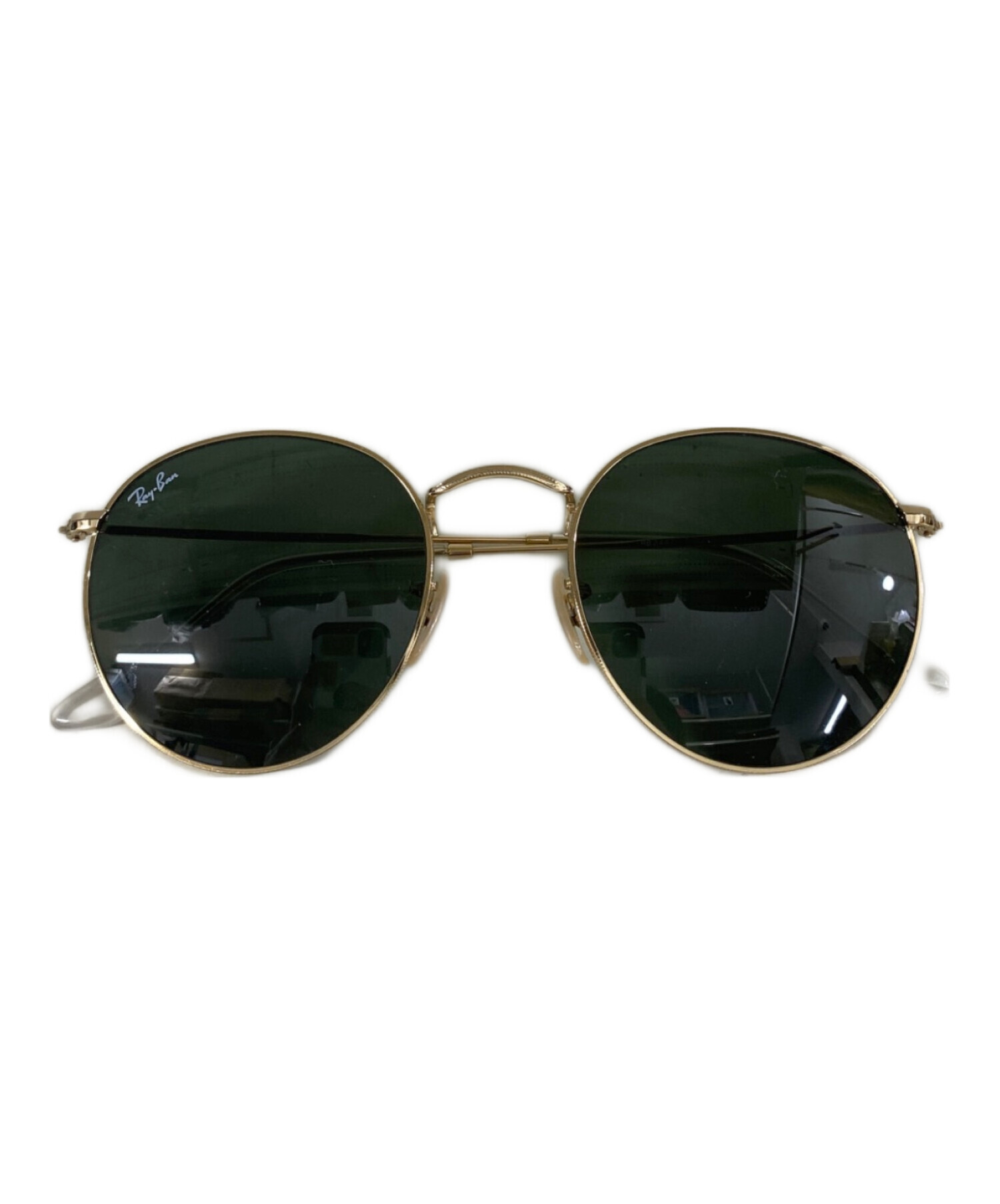中古・古着通販】RAY-BAN (レイバン) サングラス ブラック×ゴールド 