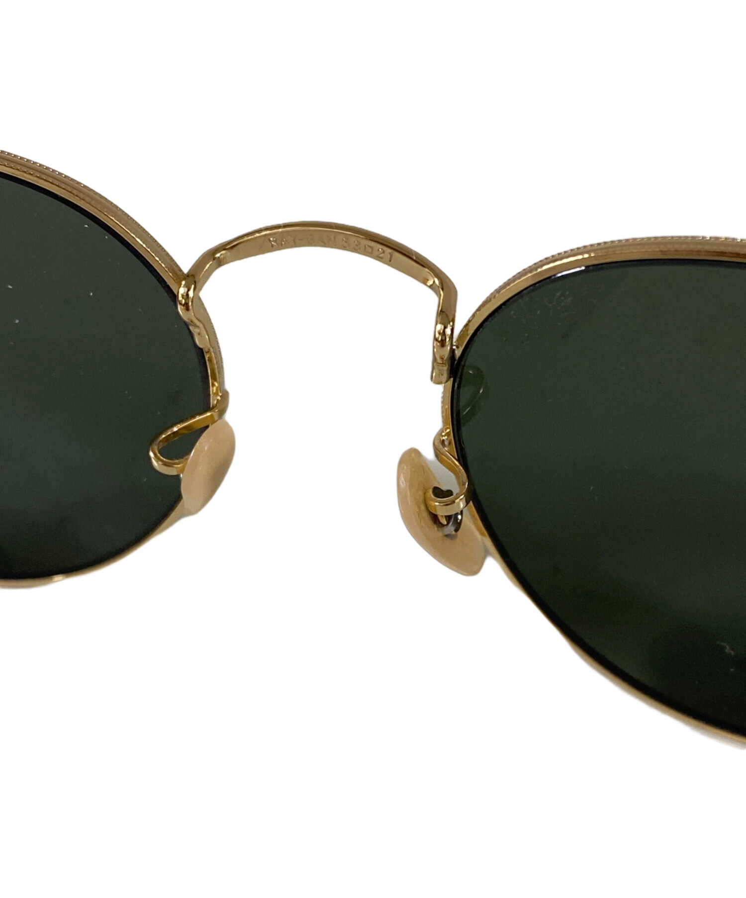 中古・古着通販】RAY-BAN (レイバン) サングラス ブラック×ゴールド