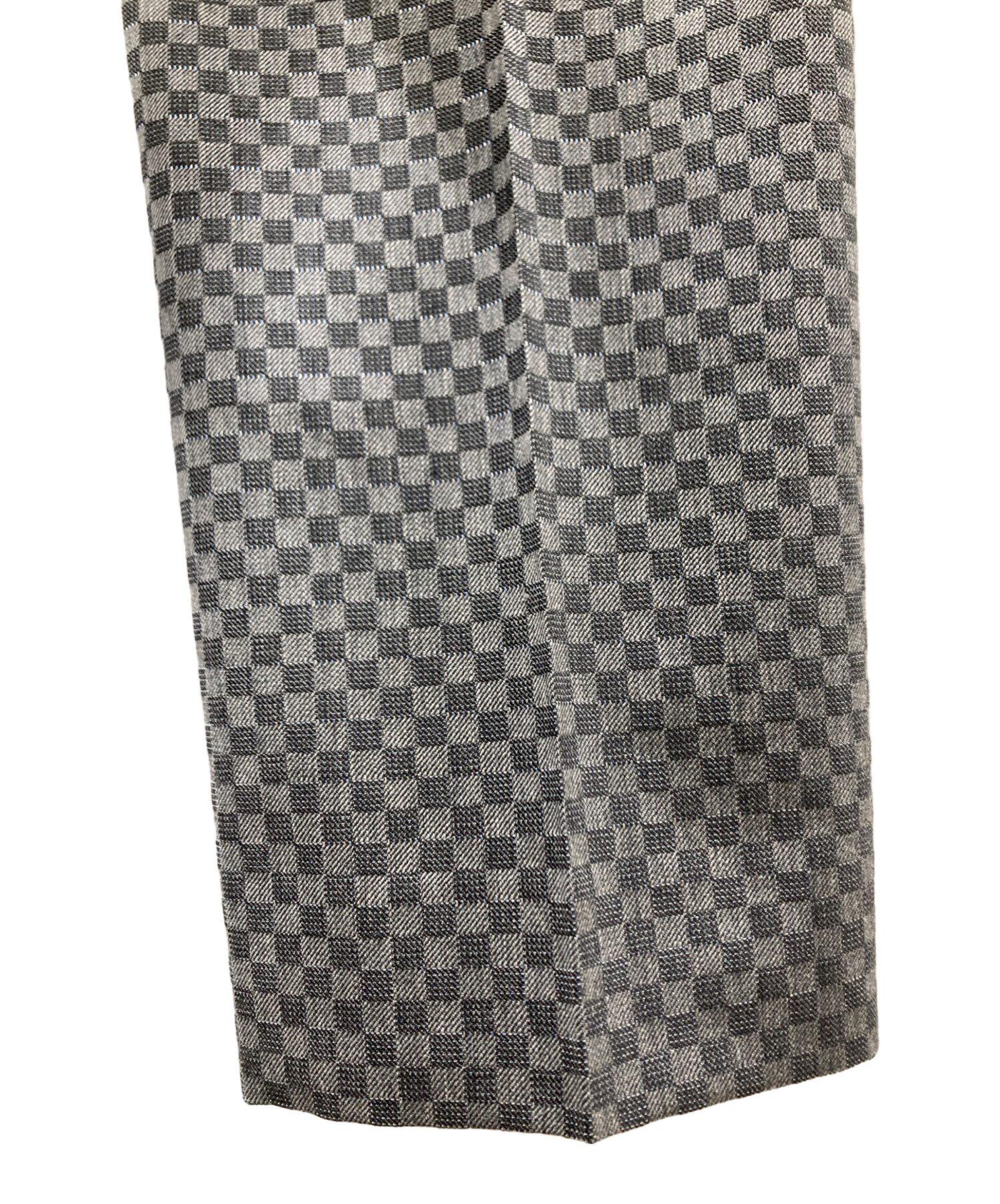 中古・古着通販】GUCCI (グッチ) チェッカー柄 ウールセットアップ 