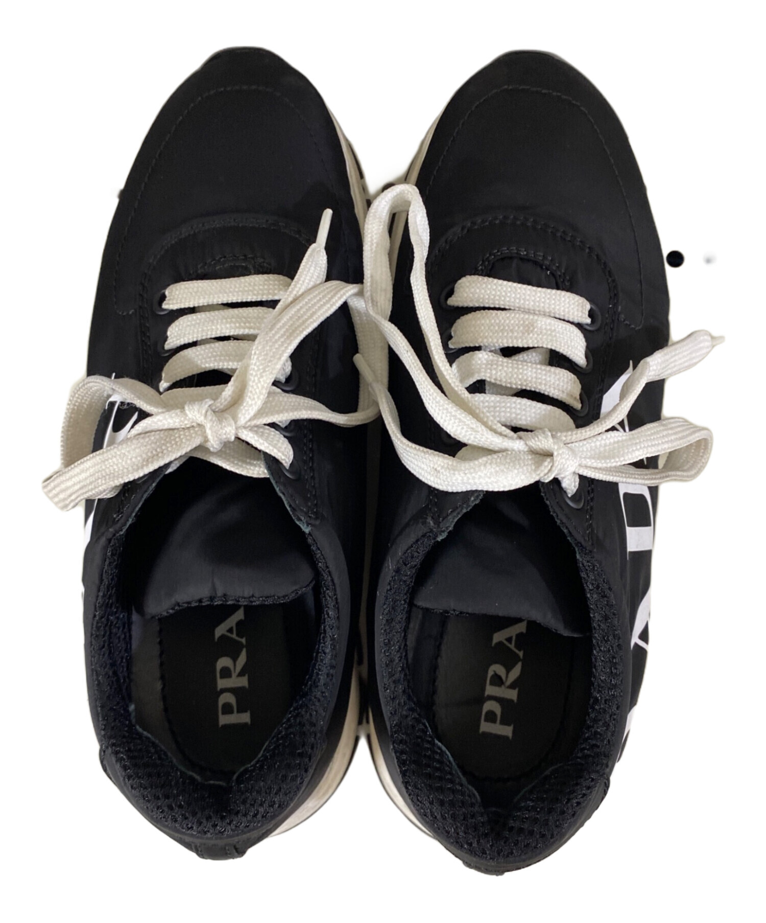 中古・古着通販】PRADA (プラダ) ローカットスニーカー ブラック 