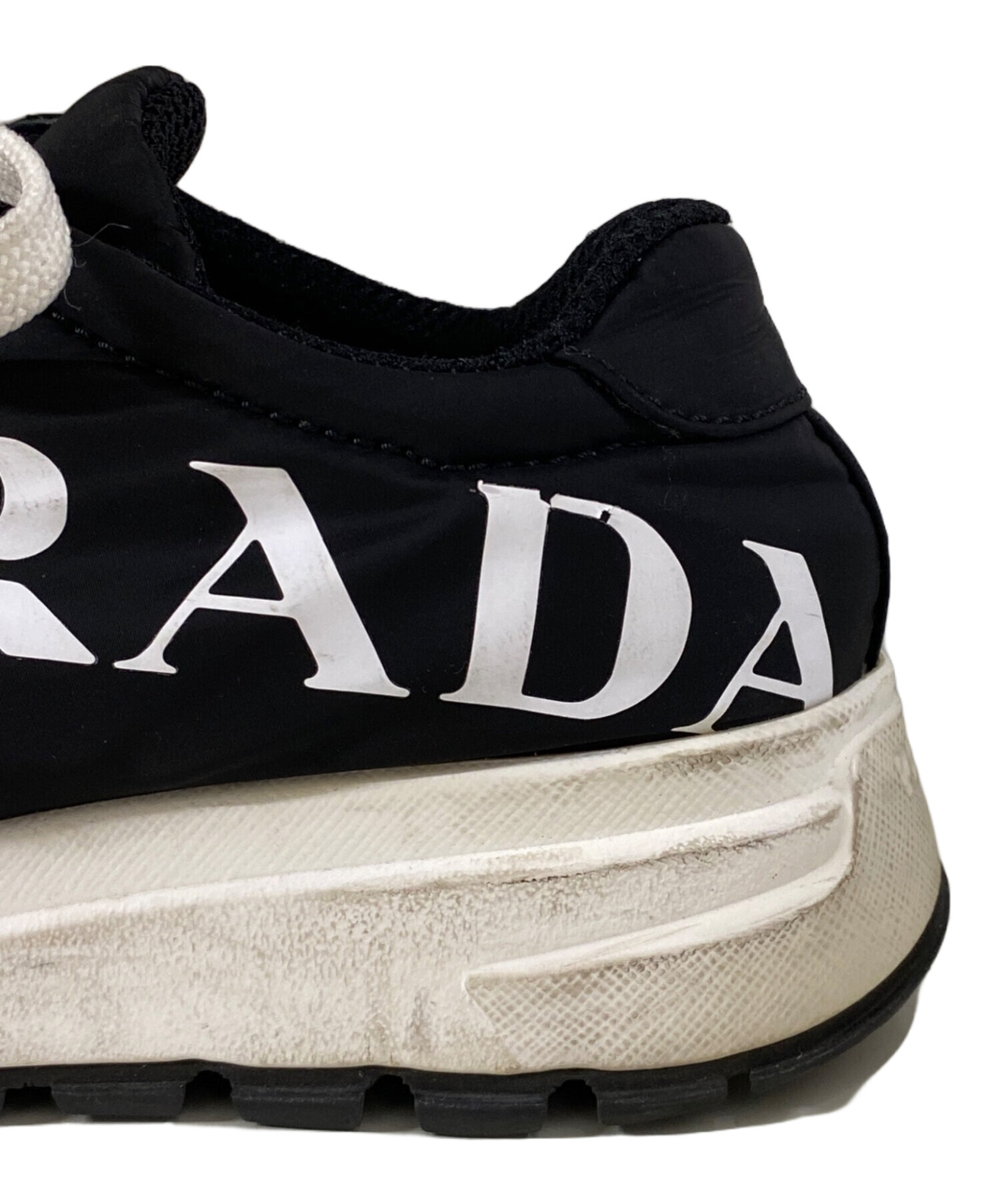 中古・古着通販】PRADA (プラダ) ローカットスニーカー ブラック 