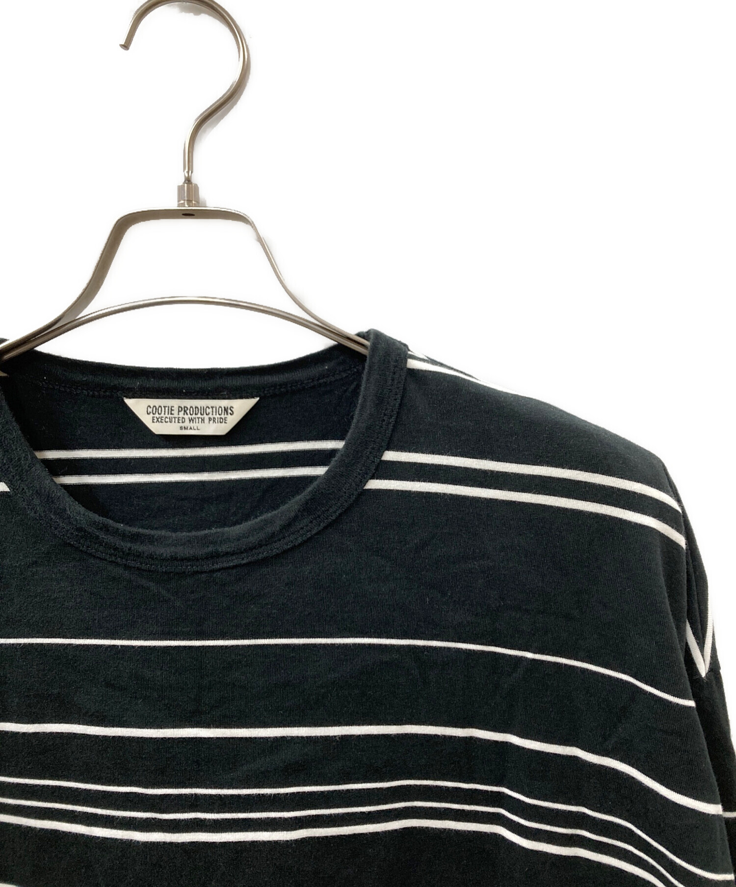 COOTIE クーティー　ロンT ボーダー COOTIE PRODUCTIONS - Border L/S Tee / BLACK / ボーダーロング