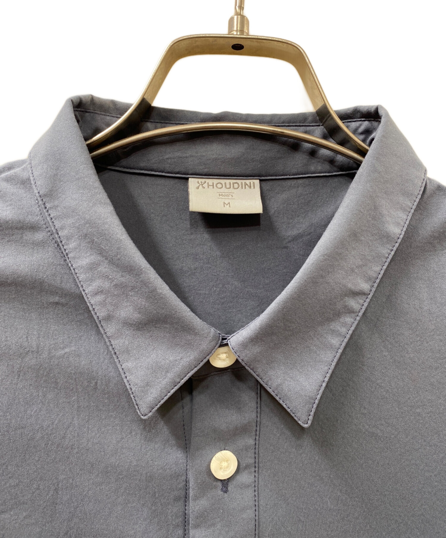 中古・古着通販】HOUDINI (フーディニ) M'S LONGSLEEVE SHIRT ネイビー