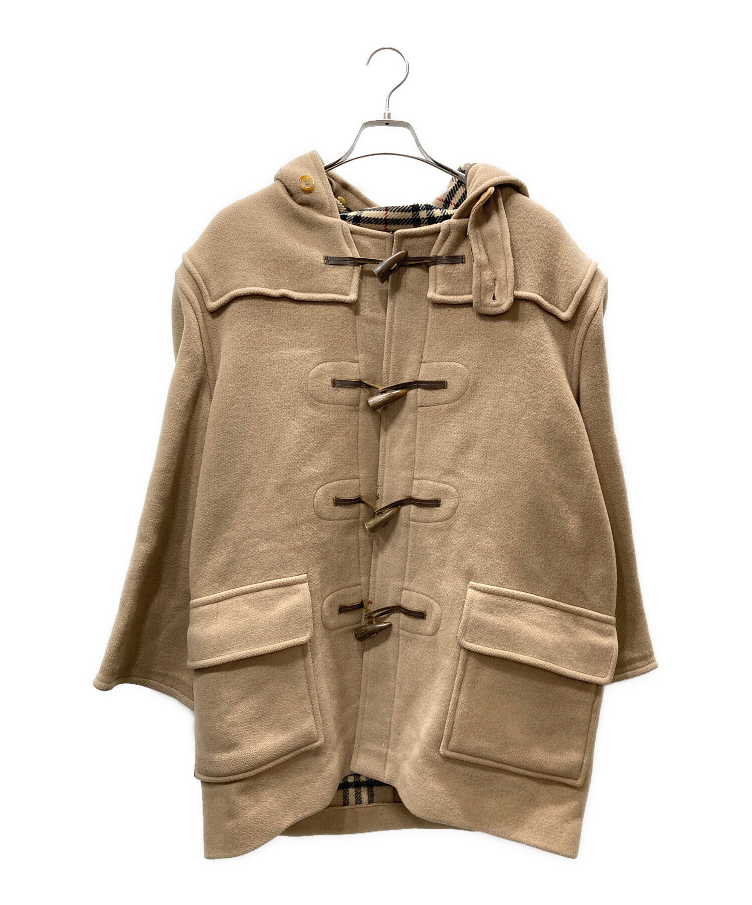 バーバリーズ ダッフルコート ベージュ ノバチェック イングランド BURBERRY - バーバリー コート 英国製 ダッフルコート メンズ