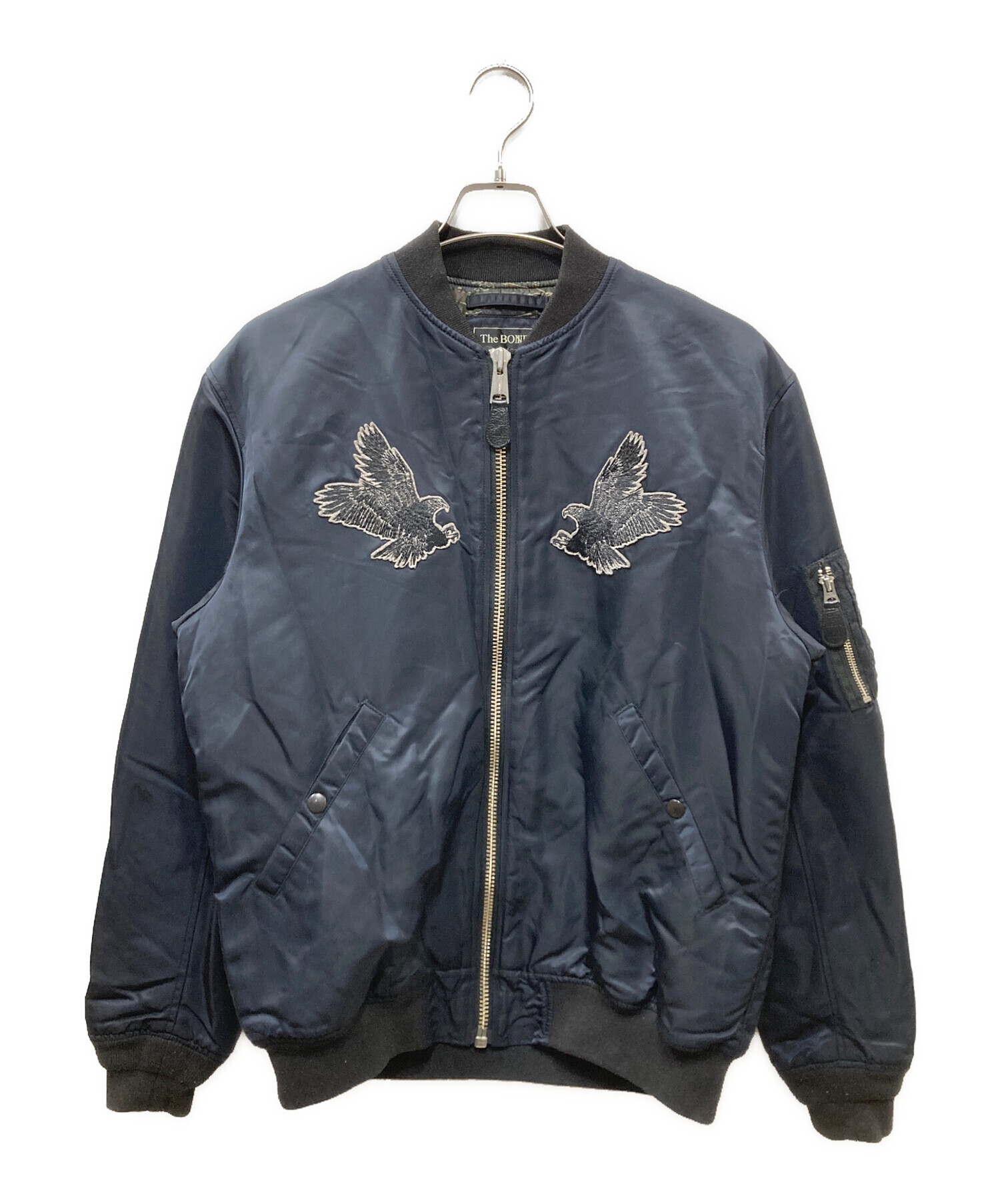 中古・古着通販】THE BONEZ (ザボーンズ) MA-1ジャケット ブラック