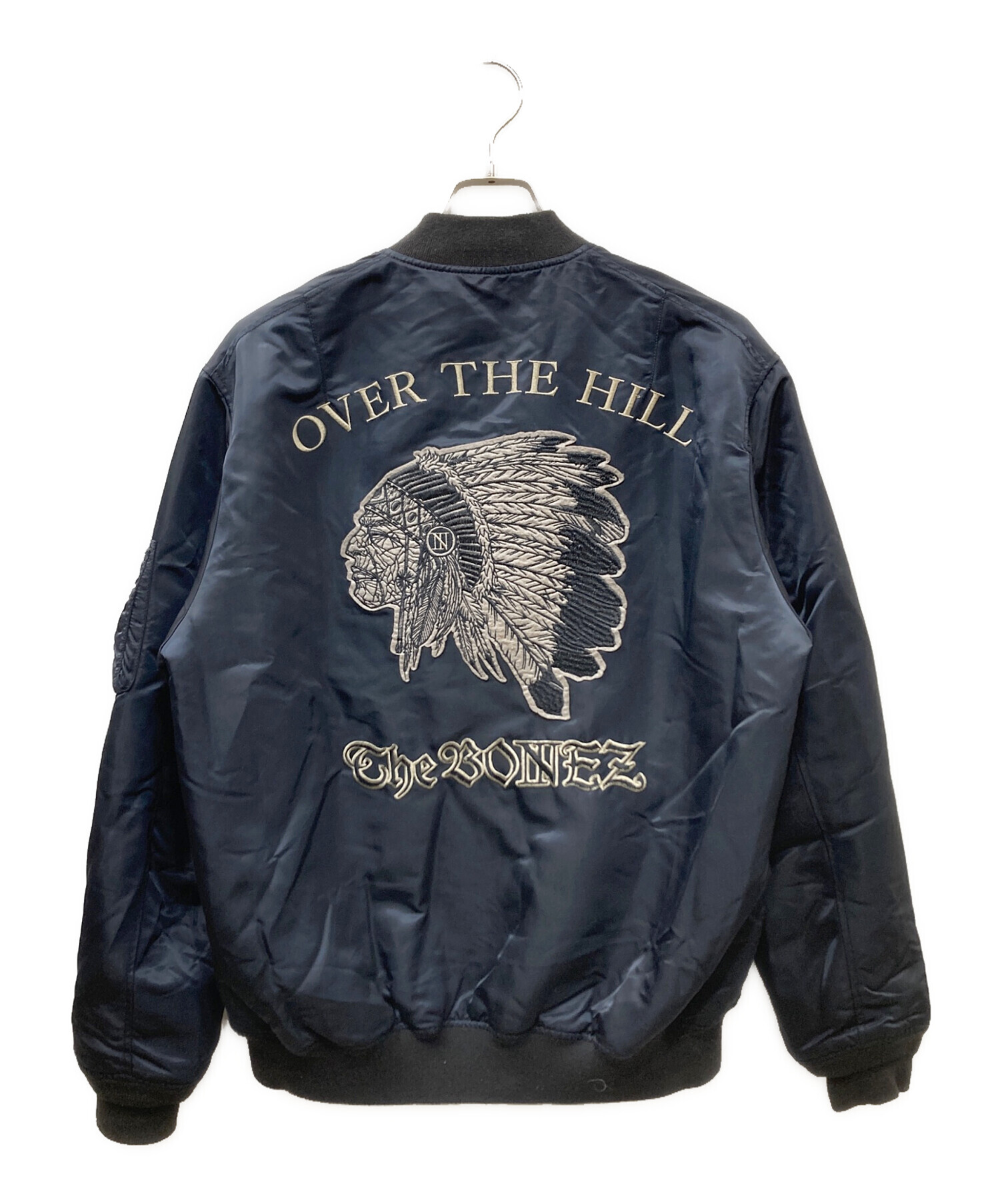 中古・古着通販】THE BONEZ (ザボーンズ) MA-1ジャケット ブラック