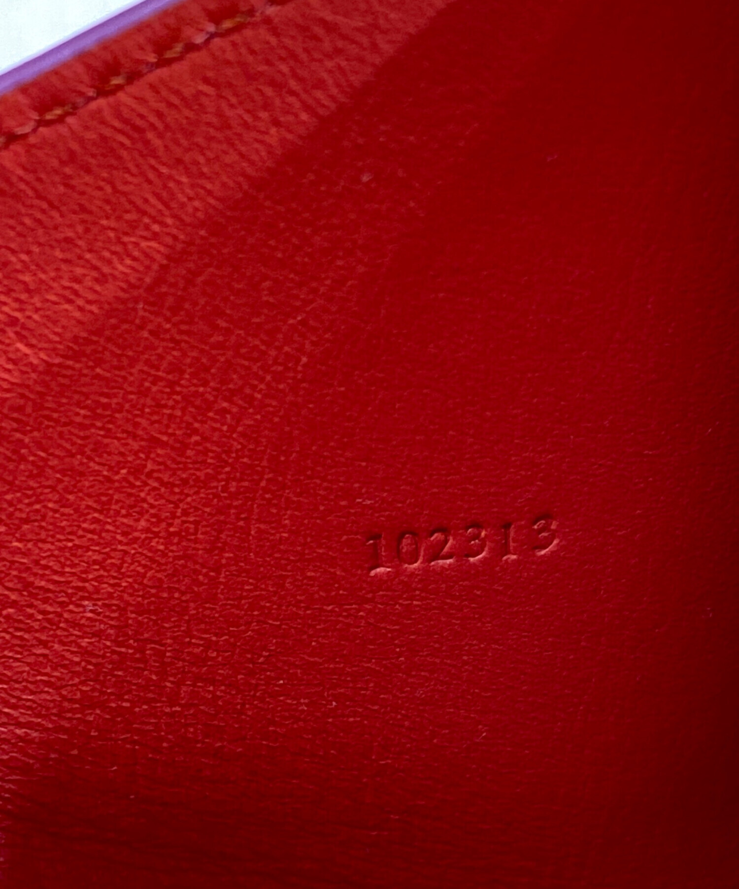 中古・古着通販】LOEWE (ロエベ) オリガミネックポーチ パープル