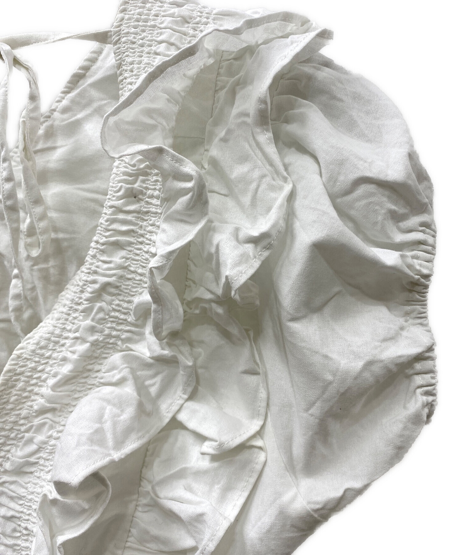 中古・古着通販】moussy (マウジー) SHOULDER FRILL トップス/ブラウス