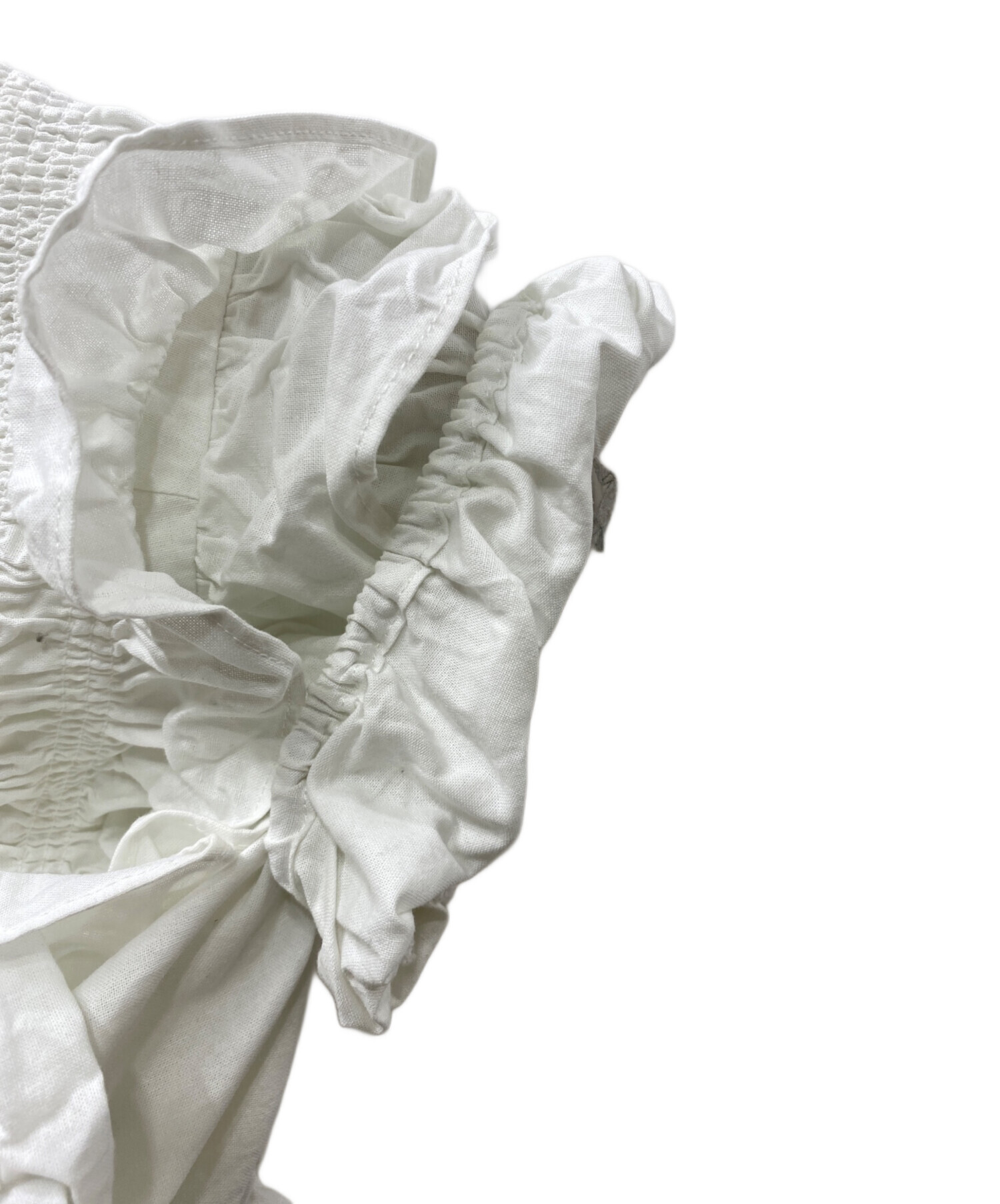 中古・古着通販】moussy (マウジー) SHOULDER FRILL トップス/ブラウス