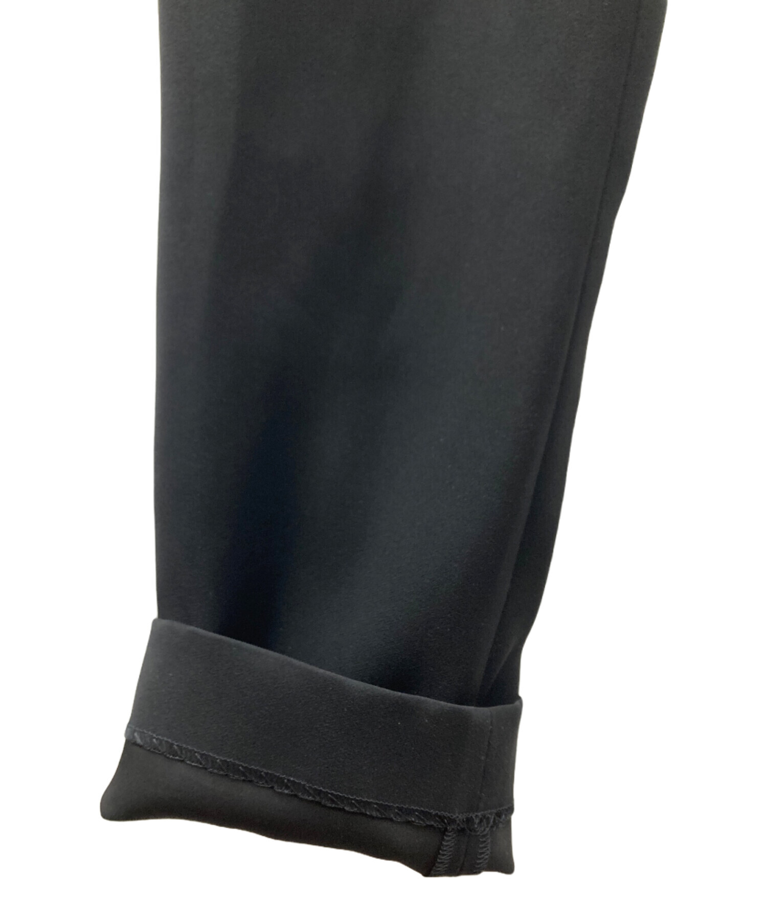 YOKO CHAN ハイウェストギャザーパンツ 黒 38 【公式通販】