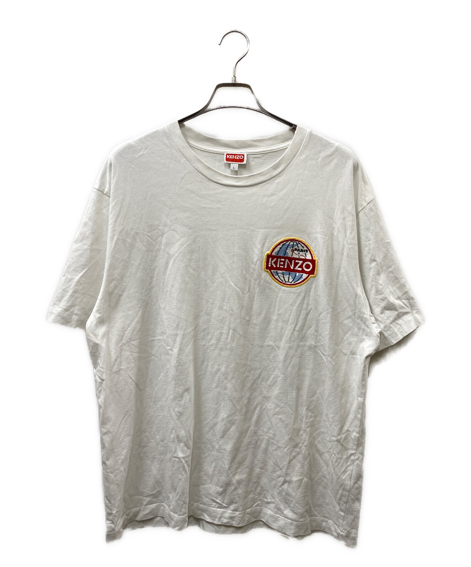 中古・古着通販】KENZO (ケンゾー) Travel ロゴ Tシャツ ホワイト 