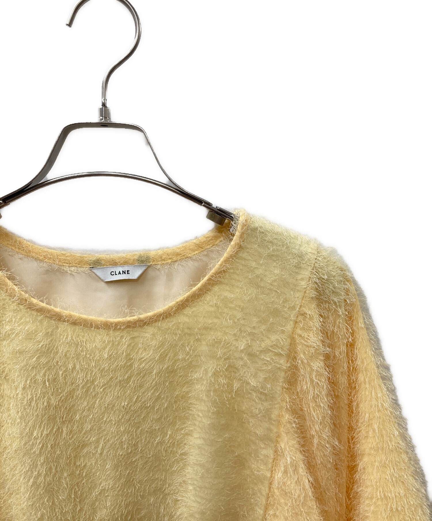 中古・古着通販】CLANE (クラネ) FLUFFY FRINGE TOPS/フラッフィー