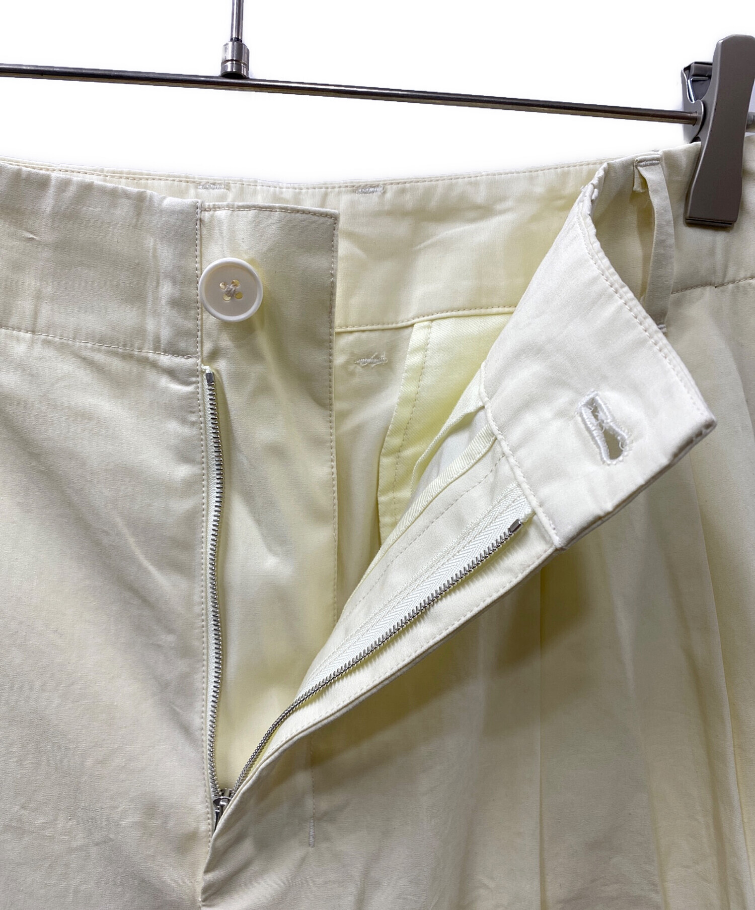中古・古着通販】nonnotte (ノノット) 2 TACK WIDE TAPERED TROUSERS