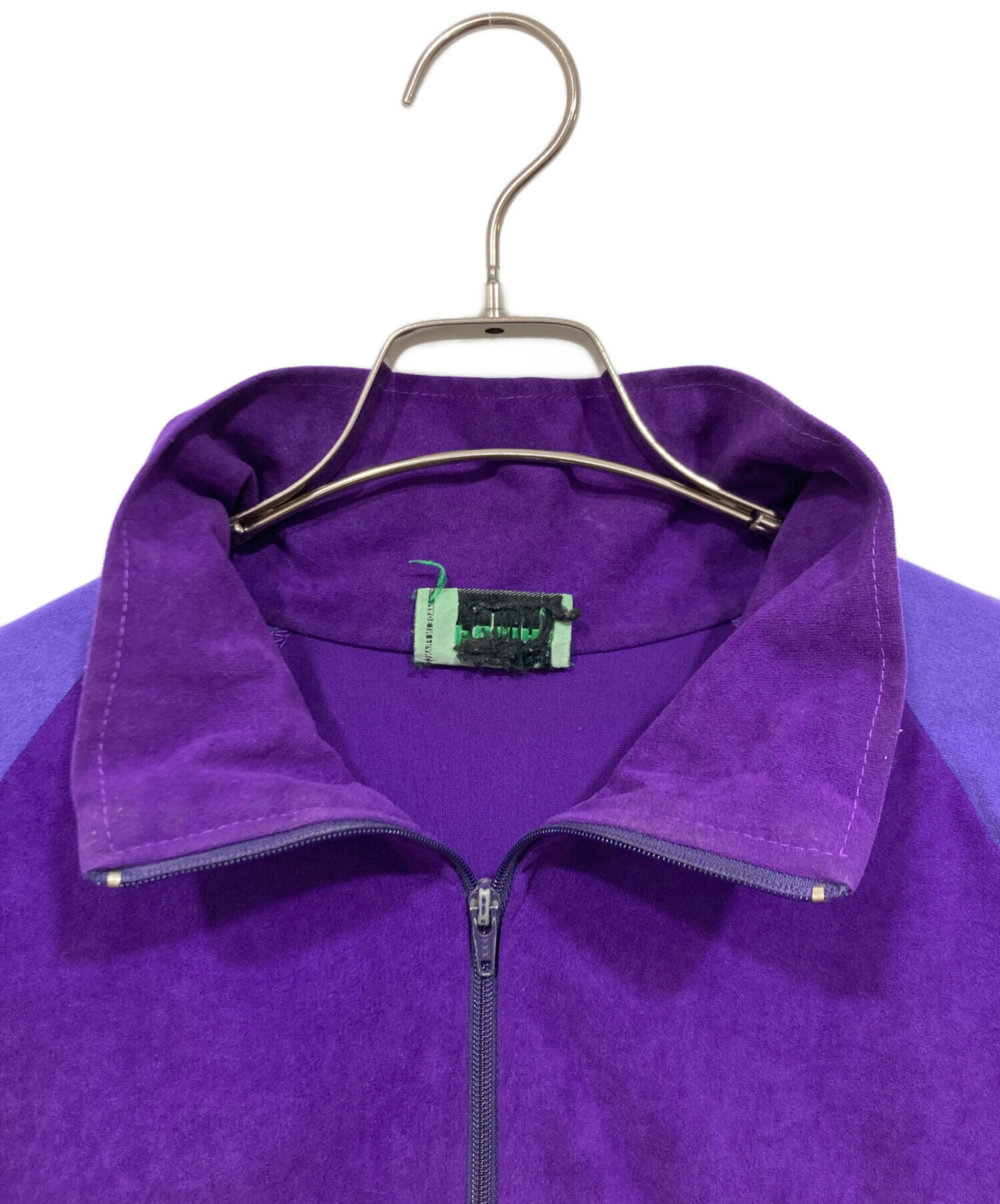 中古・古着通販】PUMA (プーマ) 80～90s ベロアジャケット パープル 