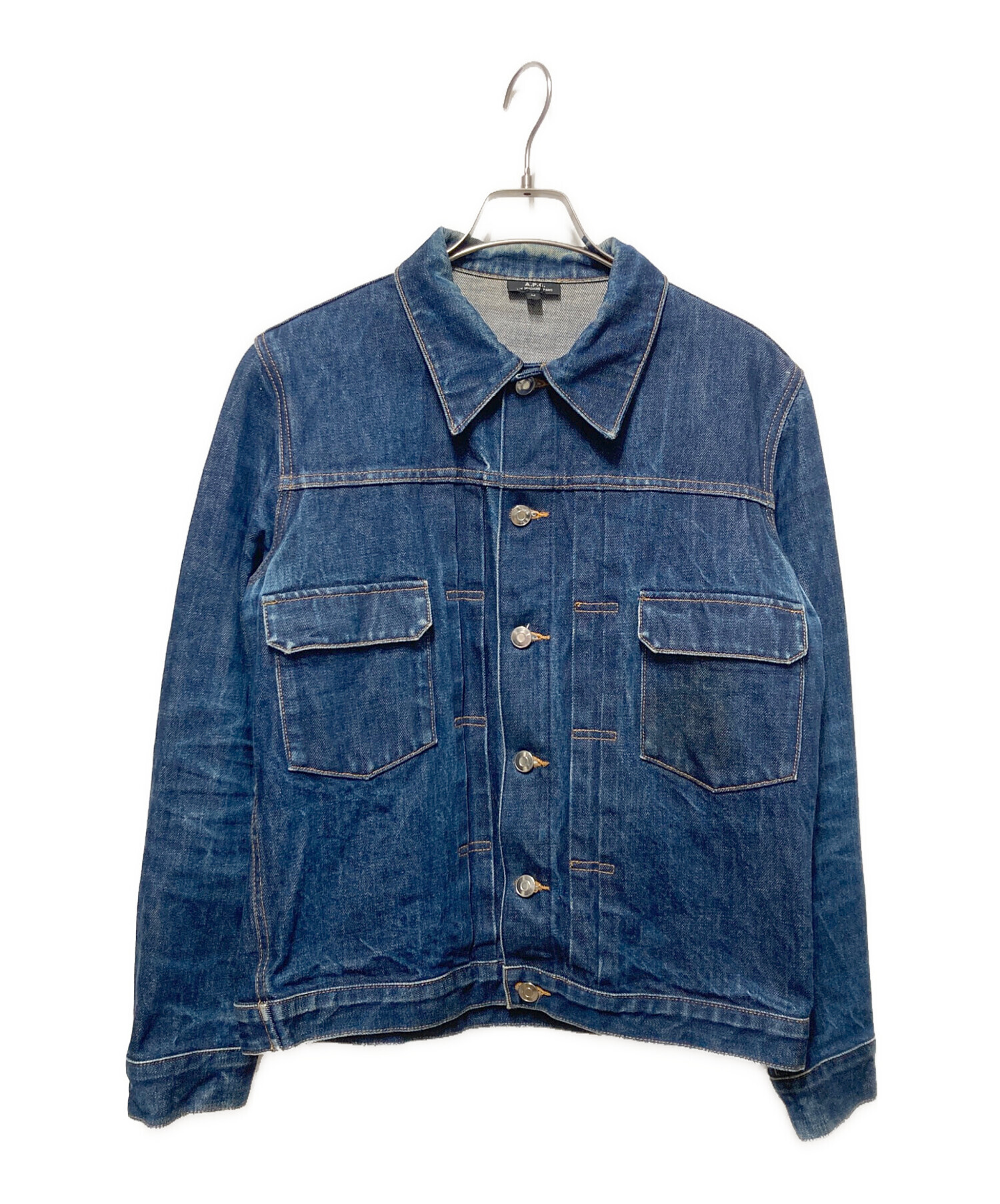 A.P.C. セカンド　デニムジャケット Mサイズ インディゴ 中古・古着通販】A.P.C. (アーペーセー) 2ndデニムジャケット