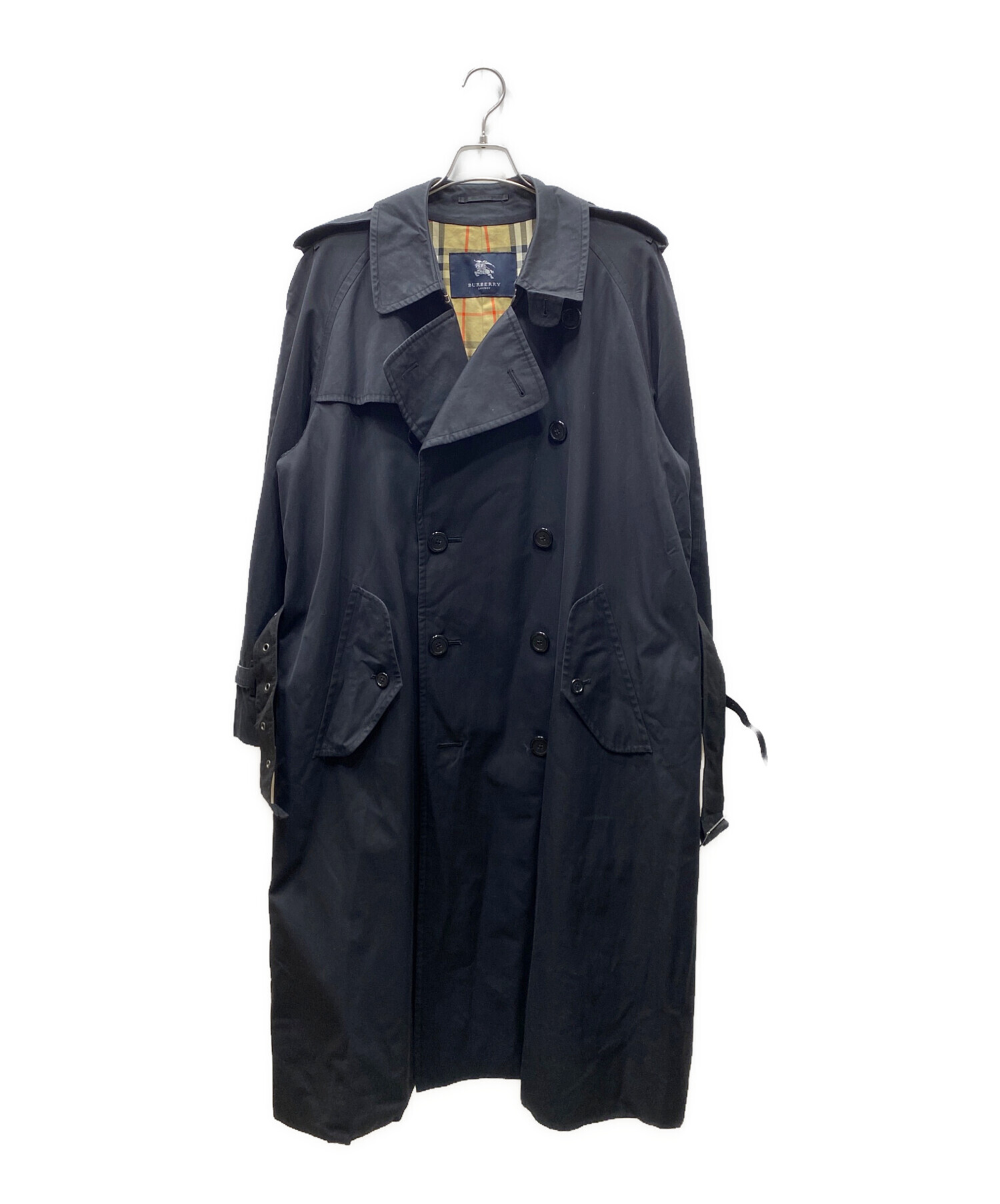バーバリー　ロンドン　黒いトレンチコート 中古・古着通販】BURBERRY LONDON (バーバリーロンドン) トレンチ