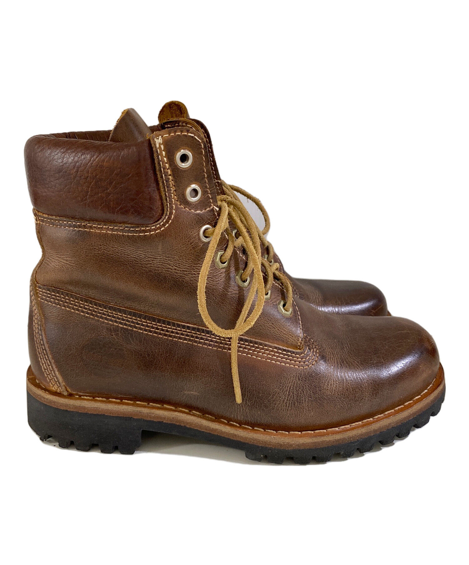 Timberland ブラウン ワークブーツ 値下げ中！！ 中古・古着通販】Timberland (ティンバーランド) ワークブーツ