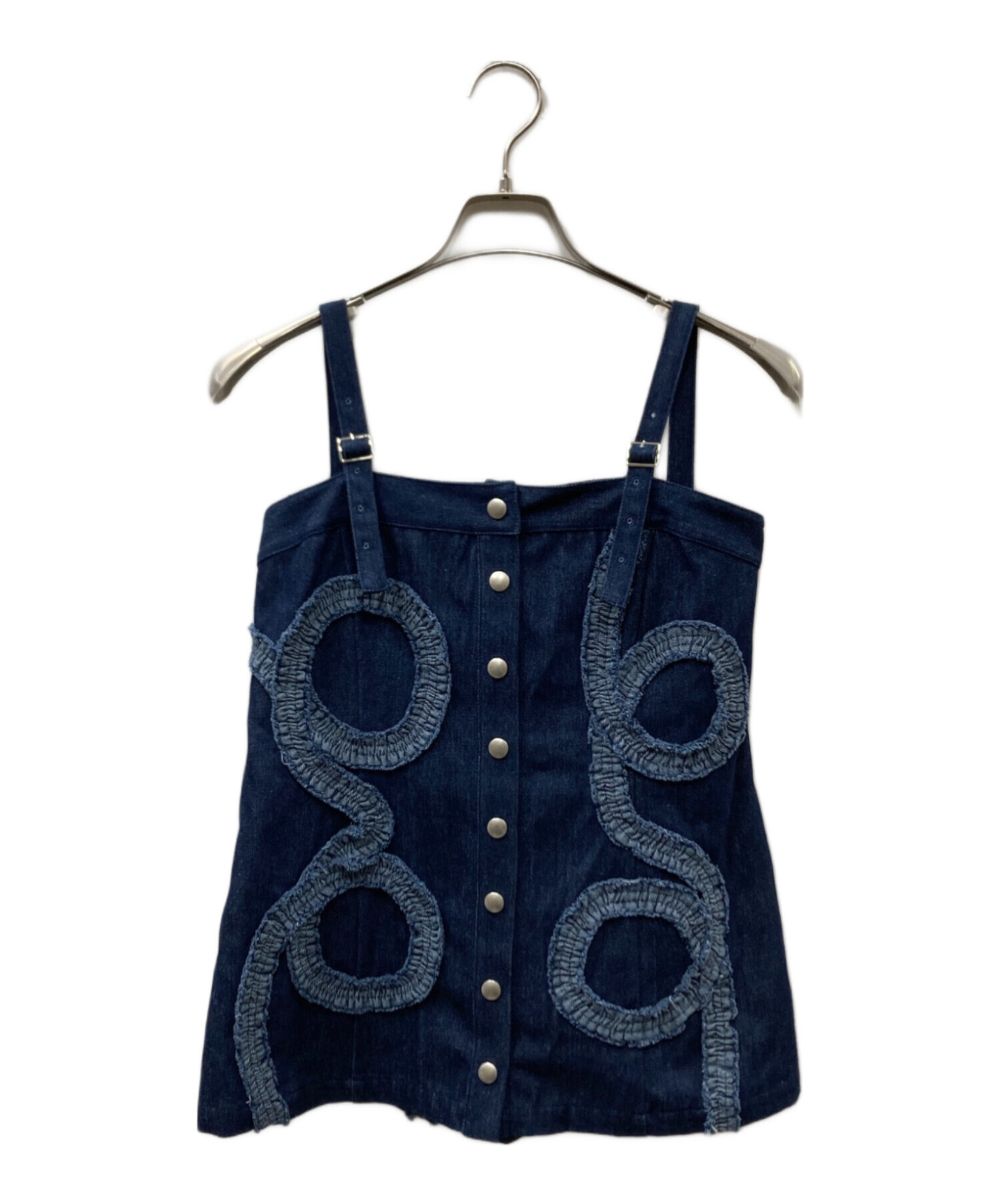 中古・古着通販】SAHARA (サハラ) 25SS Gathering Tape Denim Bustier 