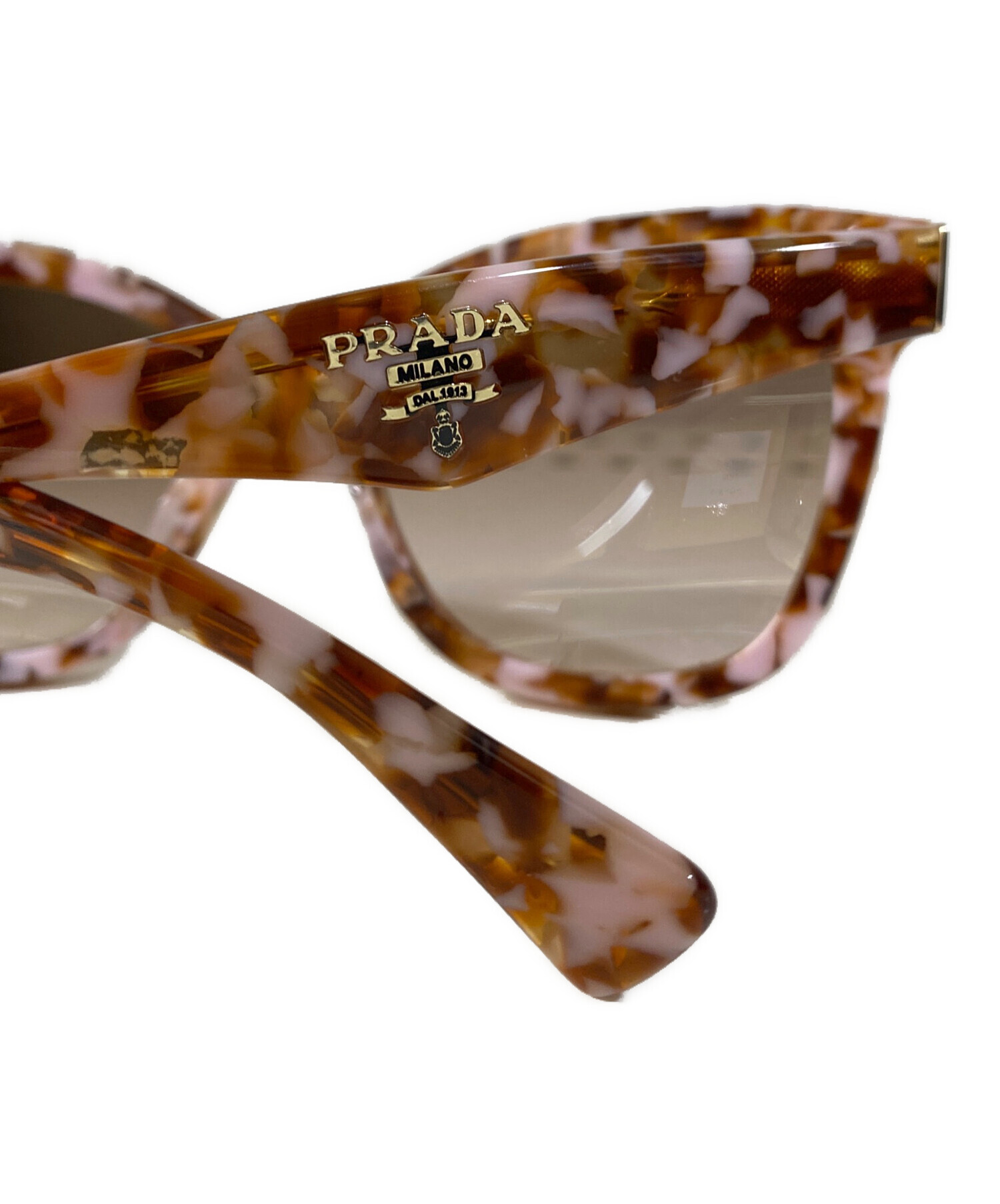 中古・古着通販】PRADA (プラダ) サングラス ピンク×ブラウン サイズ