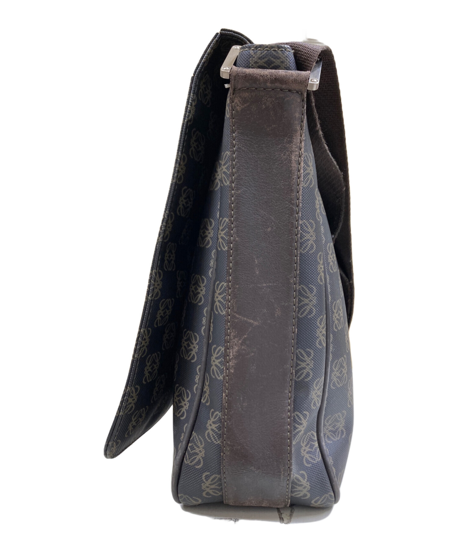 美品】ロエベ メッセンジャーバッグ アイ ネイチャー デニム