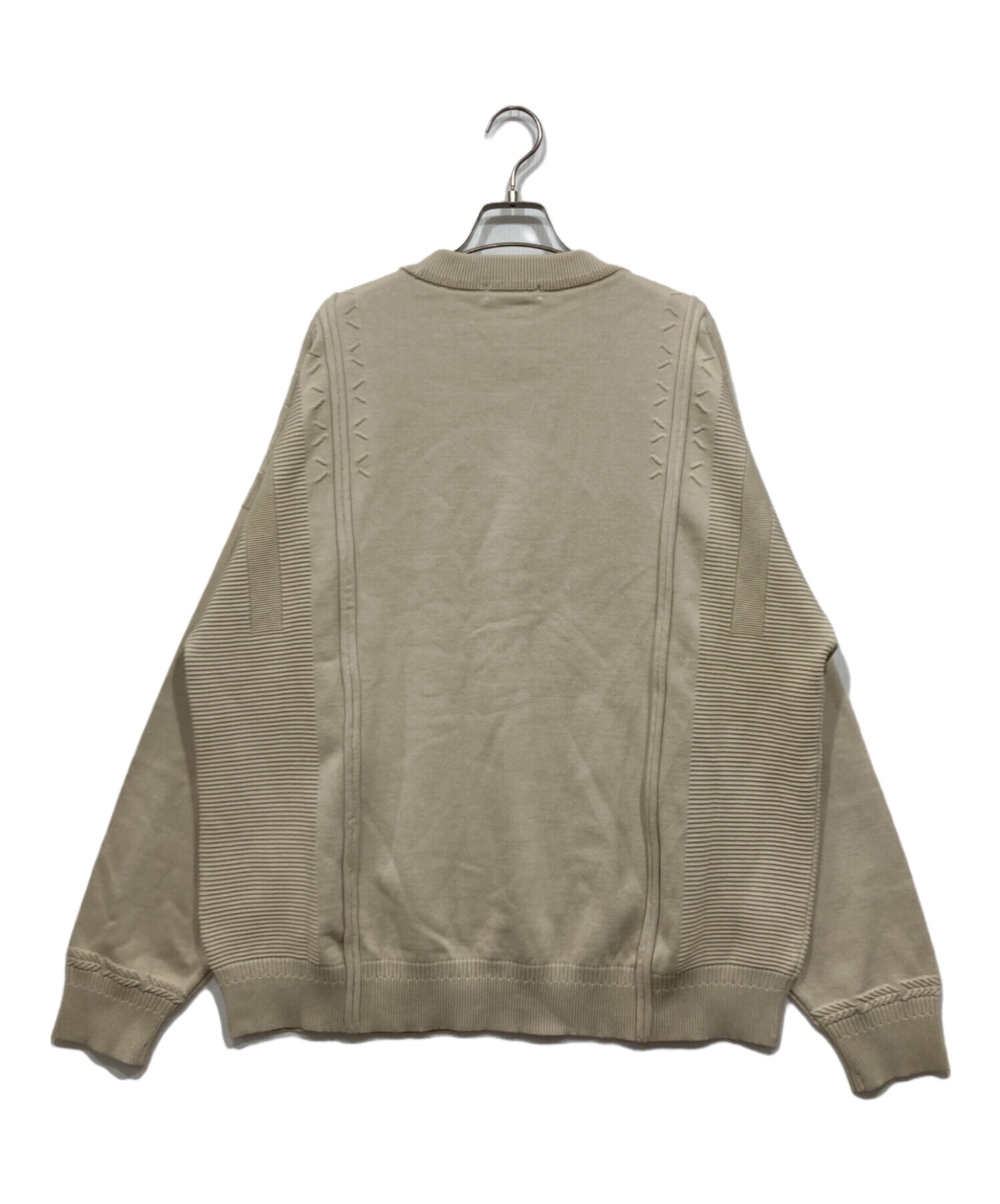 中古・古着通販】yashiki (ヤシキ) Seijaku Knit ベージュ サイズ:3