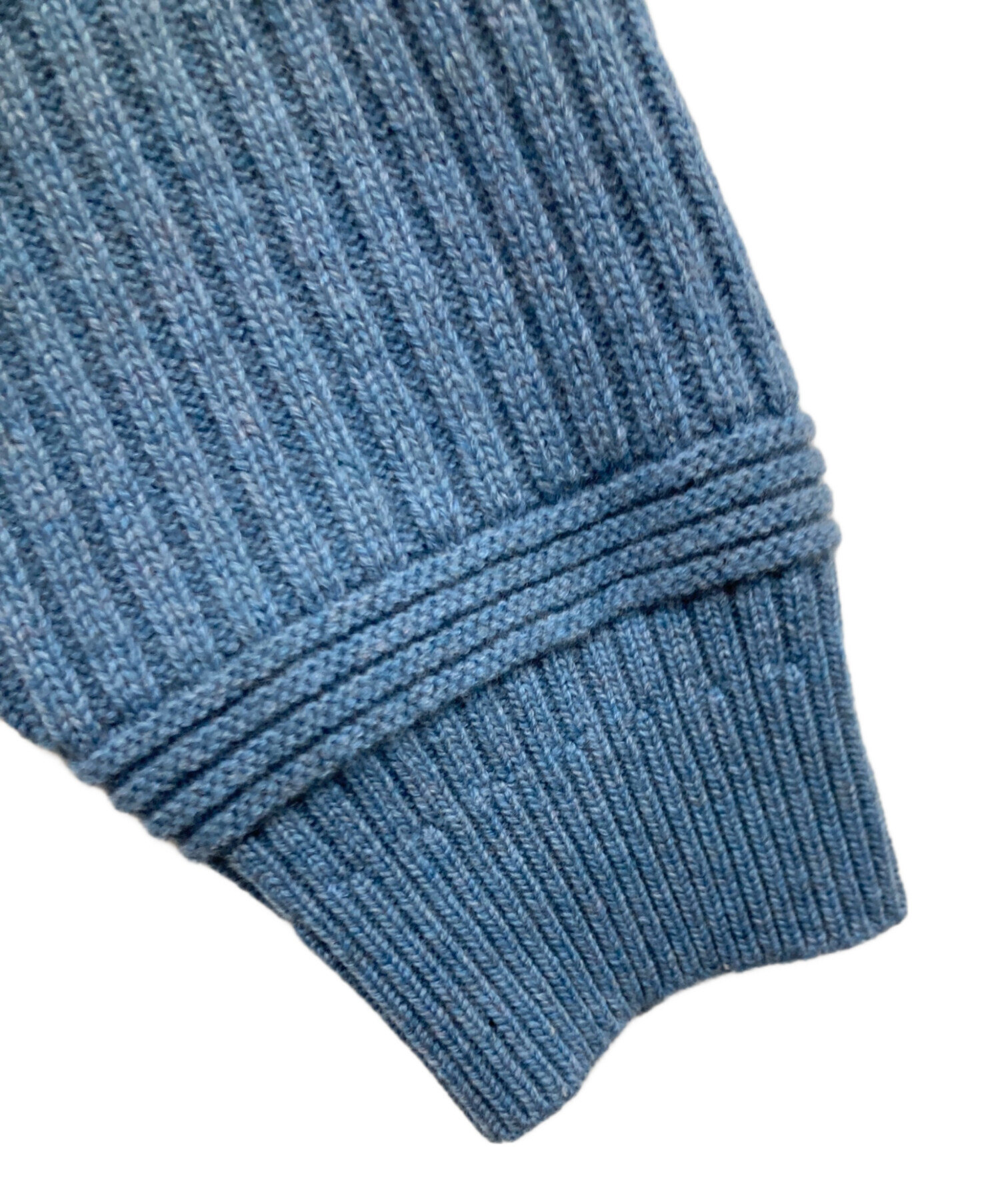 中古・古着通販】yashiki (ヤシキ) Tofu Knit ブルー｜ブランド・古着