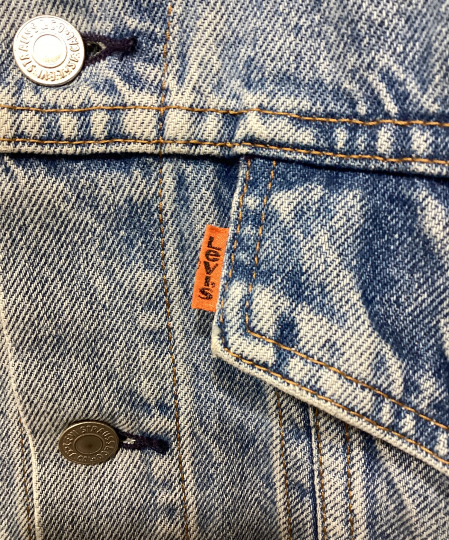 中古・古着通販】LEVI'S (リーバイス) 80S デニムジャケット/オレンジ