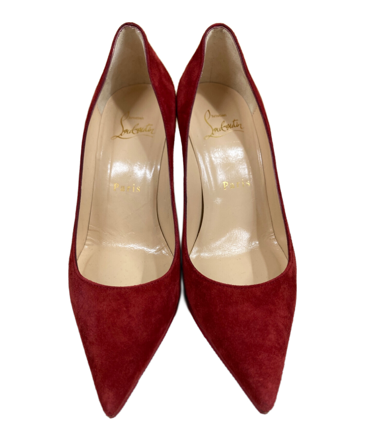 Christian Louboutin ハイヒールパンプス ベージュ/レッド 楽天市場】Christian Louboutin クリスチャン ルブタン SIMPLE