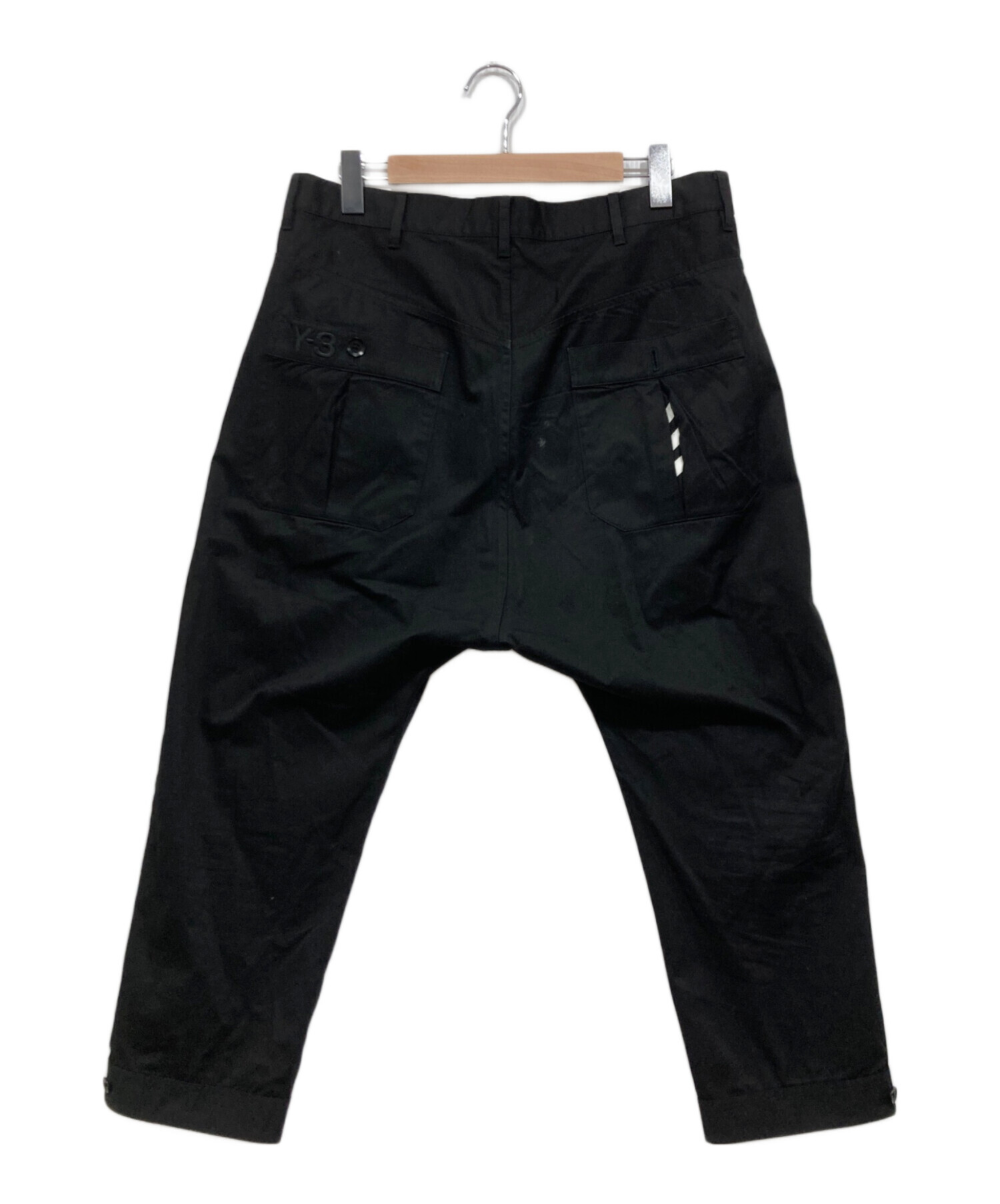 中古・古着通販】Y-3 (ワイスリー) サルエル トラックパンツ ブラック